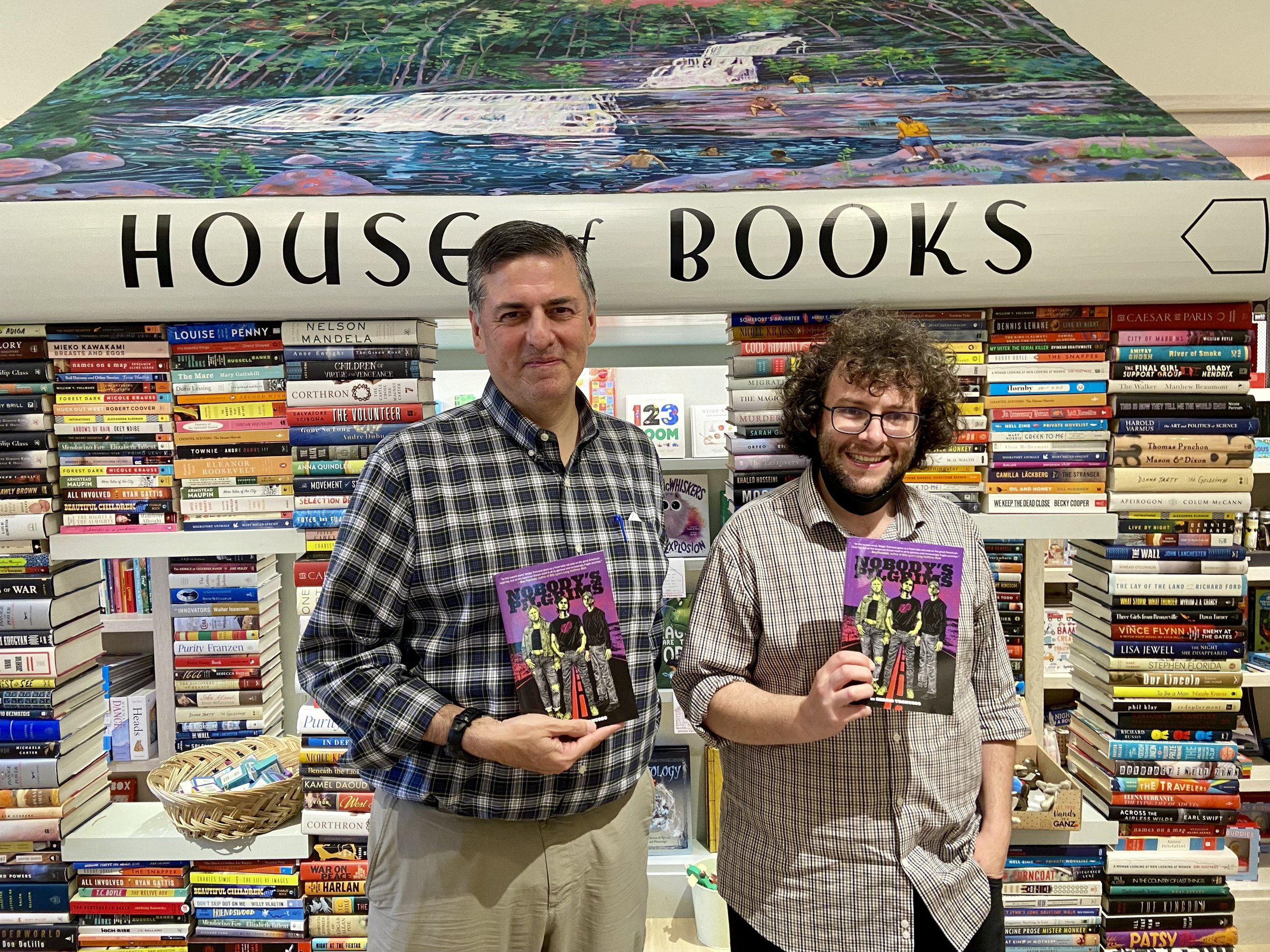 Sergio Troncoso with Benjamin Rybeck at House of Books, Kent, CT, 2022.
