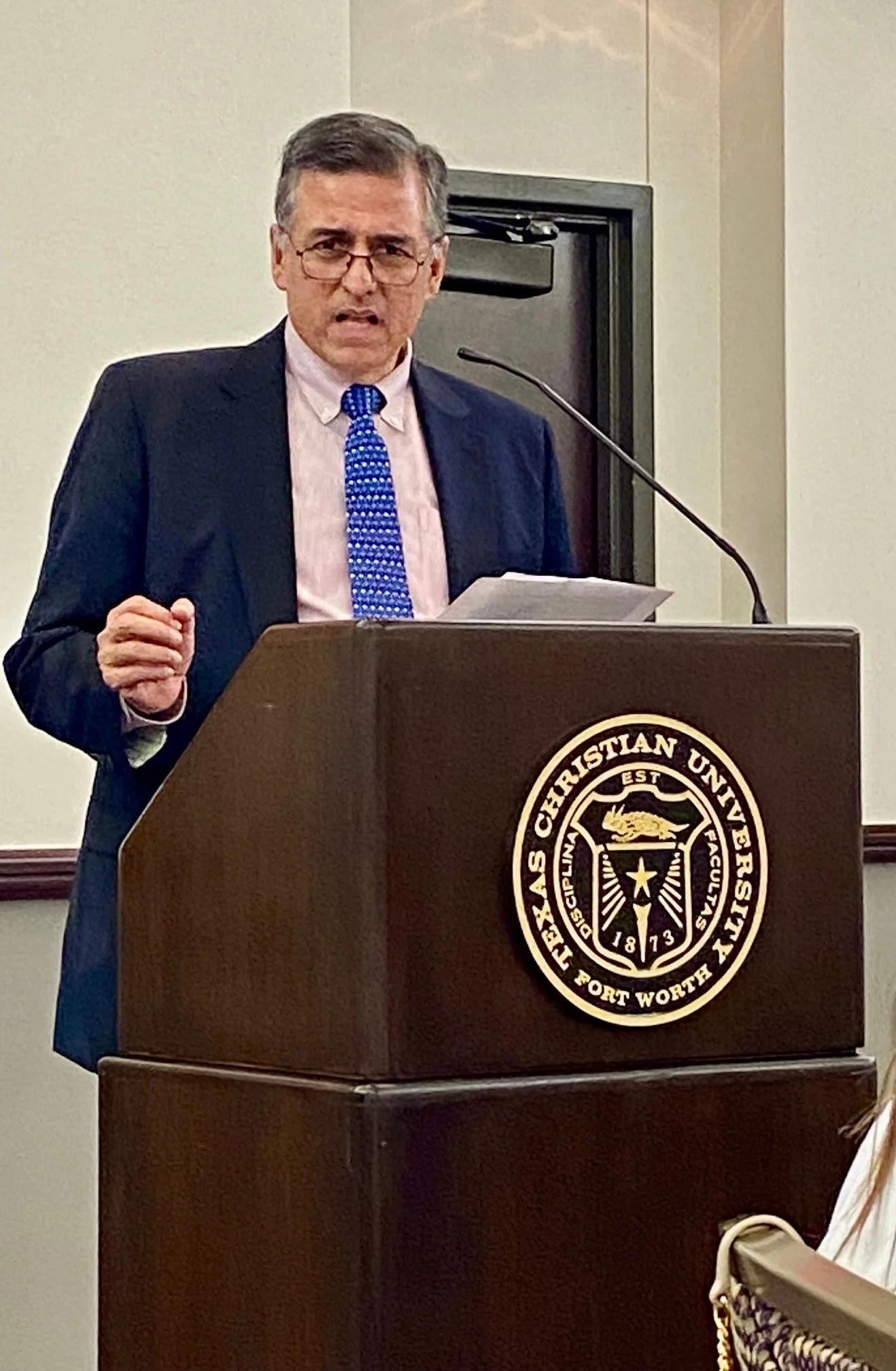 Sergio Troncoso, Texas Literary Hall of Fame, Texas Christian University, October 29, 2024.