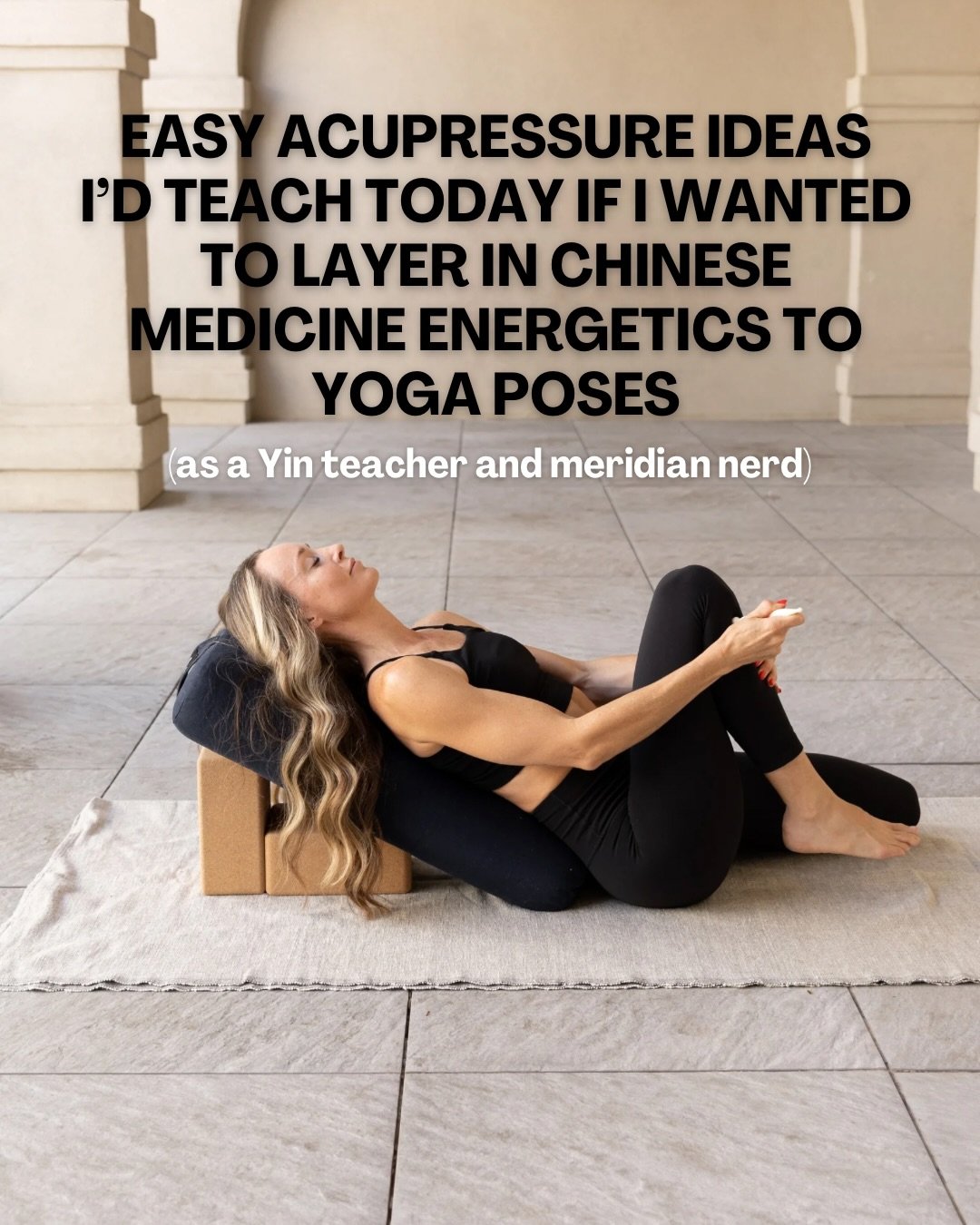 Acupressure sticks optional! Use your fingers for the same benefit.

If you want to amplify the meridian focus so it feels more specific instead of vaguely energetic, try these acupoints in your next yin class:

🦋T&agrave;ichōng (LIV-3) with Butterf