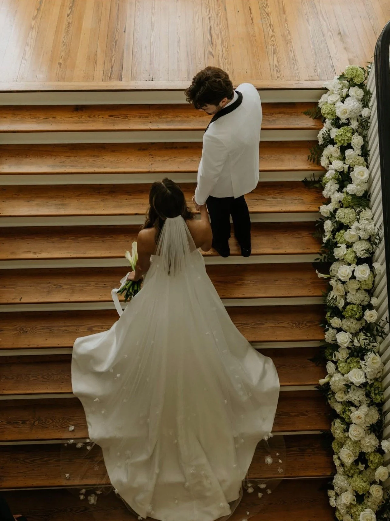 Lauren Hydangea stairs top view.jpg