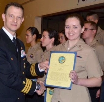 Callee Ackland navy