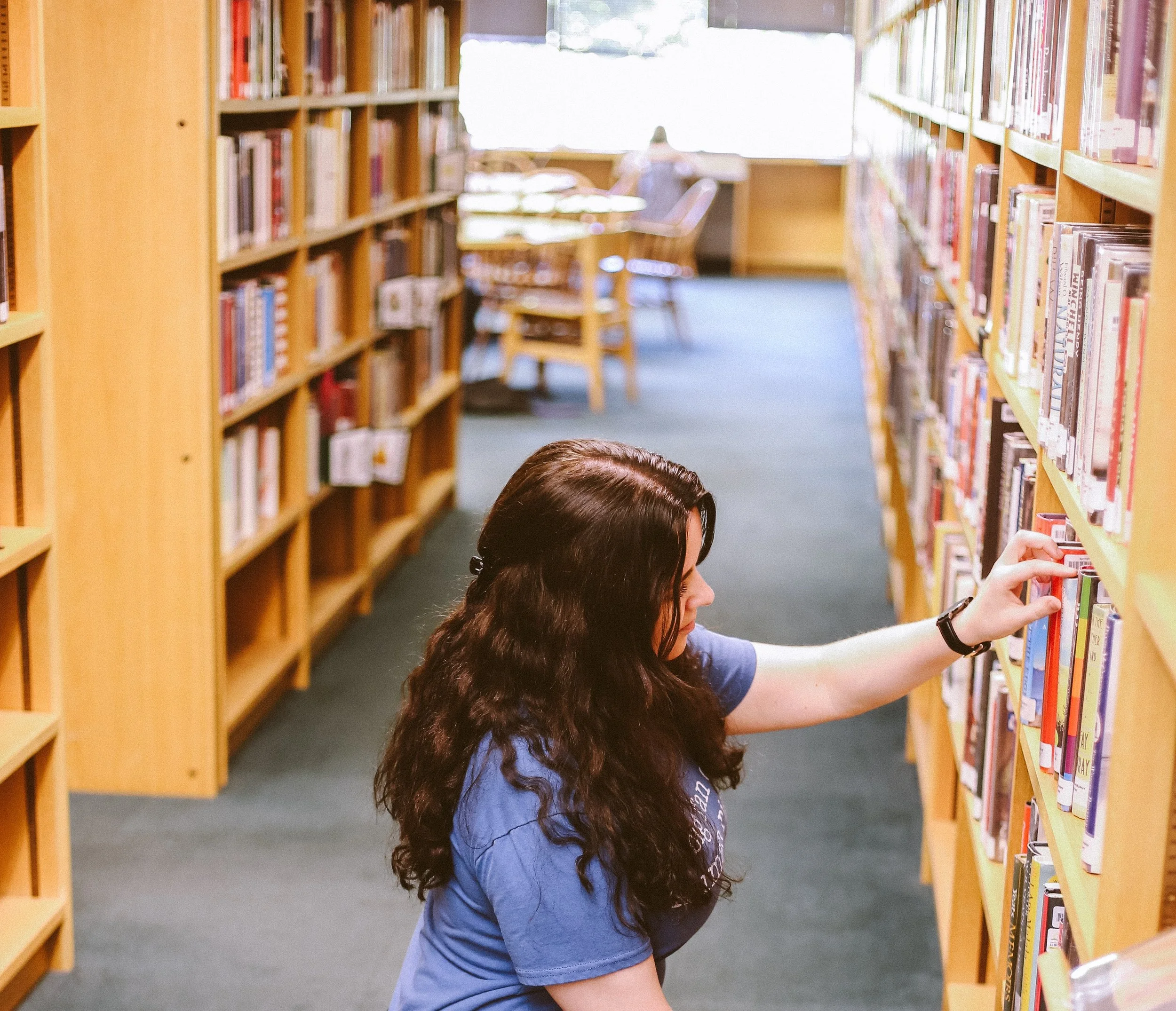 Callee Ackland at Springfield Library