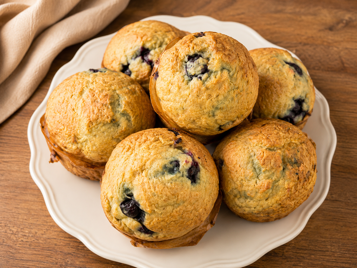 Giant Blueberry Muffins (6-Pack)