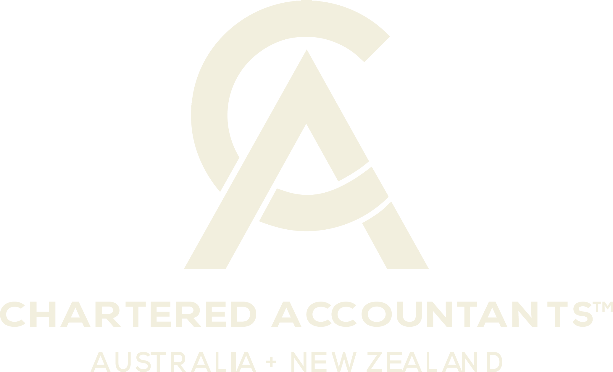 Chartered Accountants Australia + New Zealand logo with a large stylized letter A and a circle.