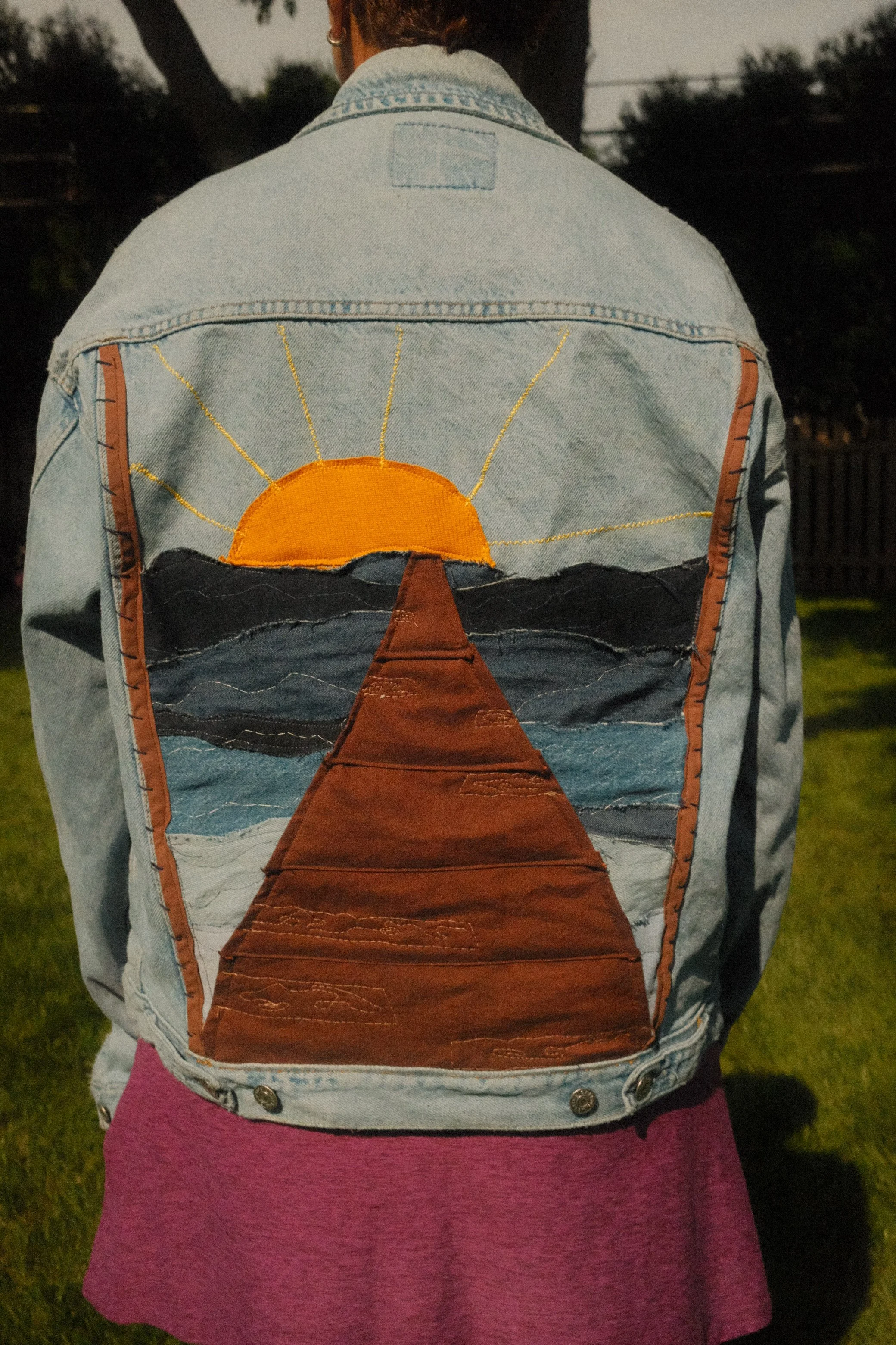 Custom Denim Art Jacket