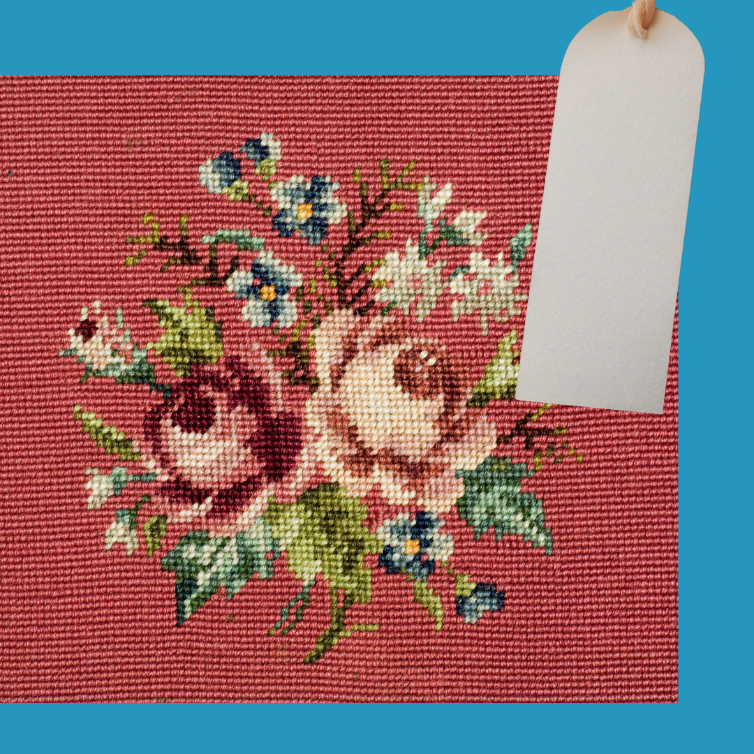 Needlepoint: Bookmark, Keychain, or Key Fab Finishing
