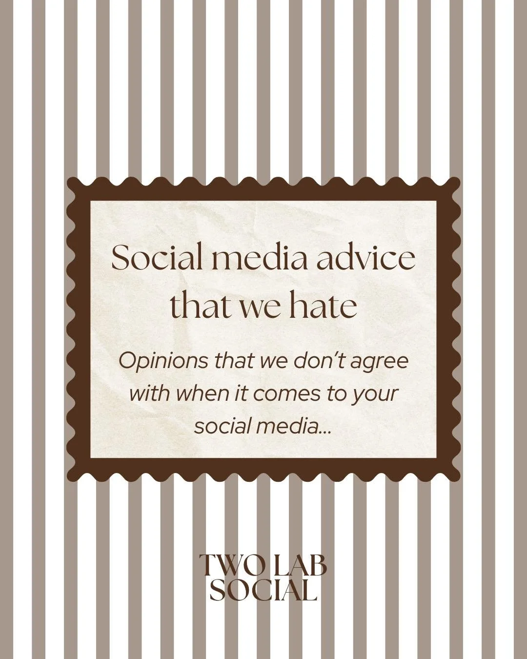 There is so much advice out there about social media, and honestly, some of it we just don&rsquo;t agree with! 

Social media doesn&rsquo;t have to be complicated, and there definitely isn&rsquo;t a one-size-fits-all formula. What works for one busin
