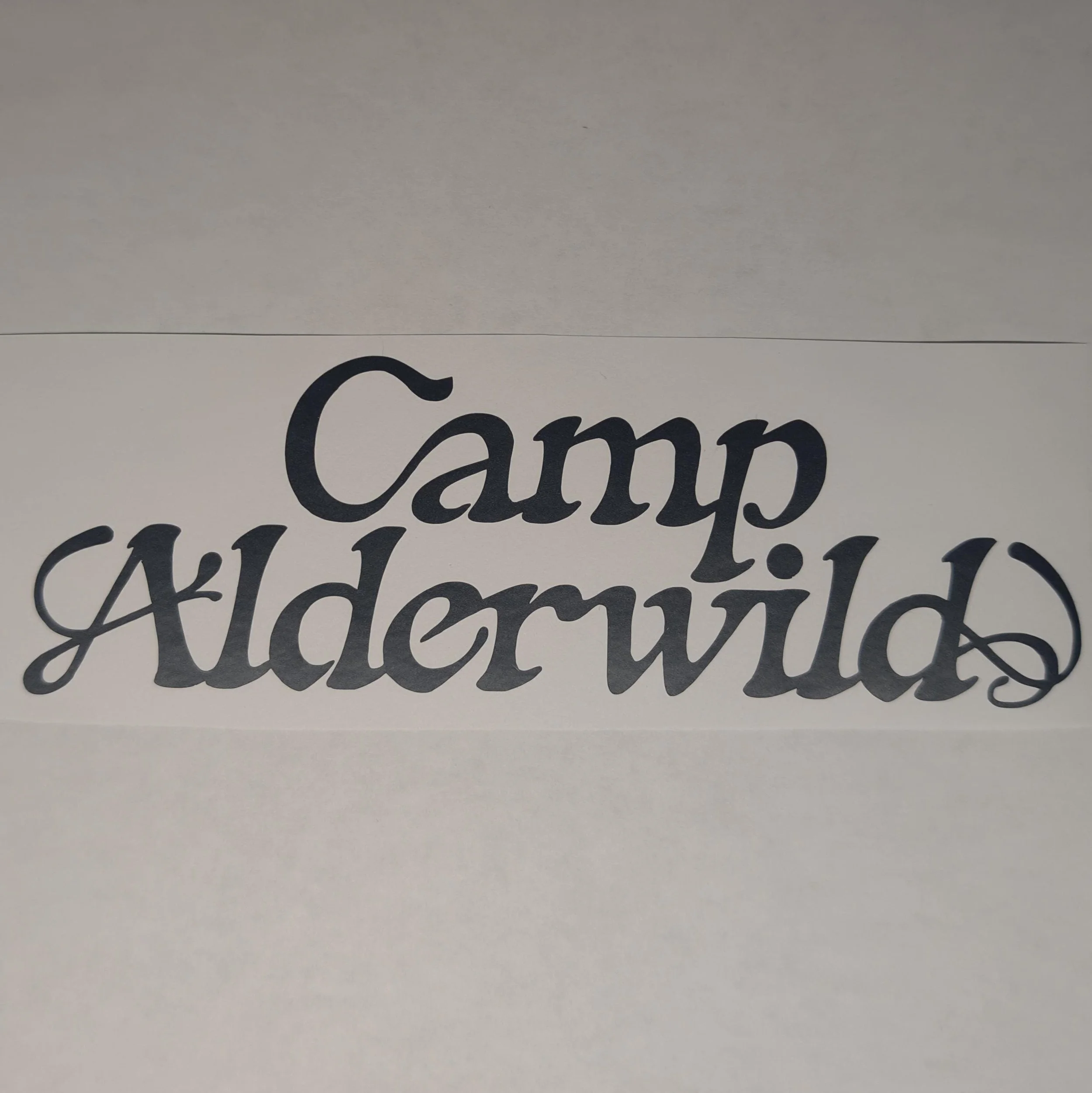 Camp Alderwild Vinyl Decal