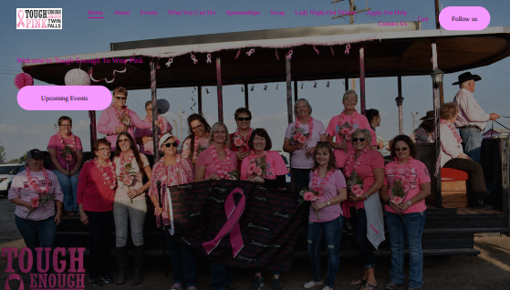 Twin Falls Tough Enough To Wear Pink- Non-profit (Click to View Full Site)