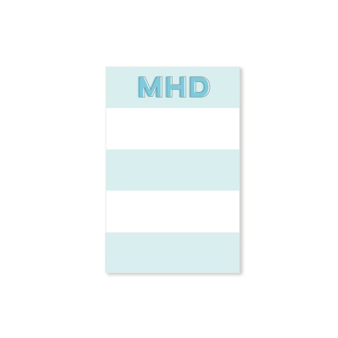 Bold Stripe Notepad