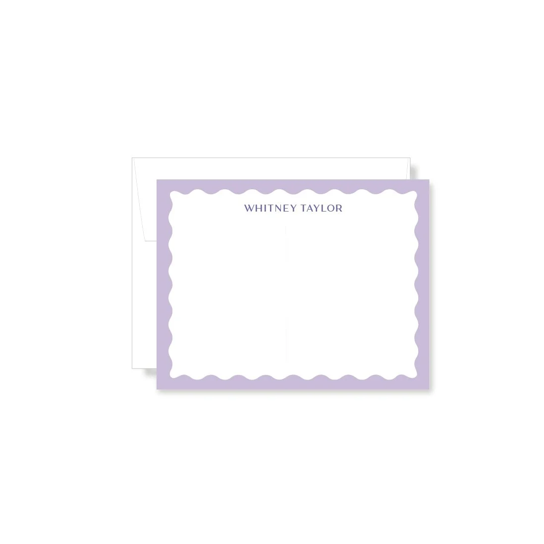 Wavy Border Notecards