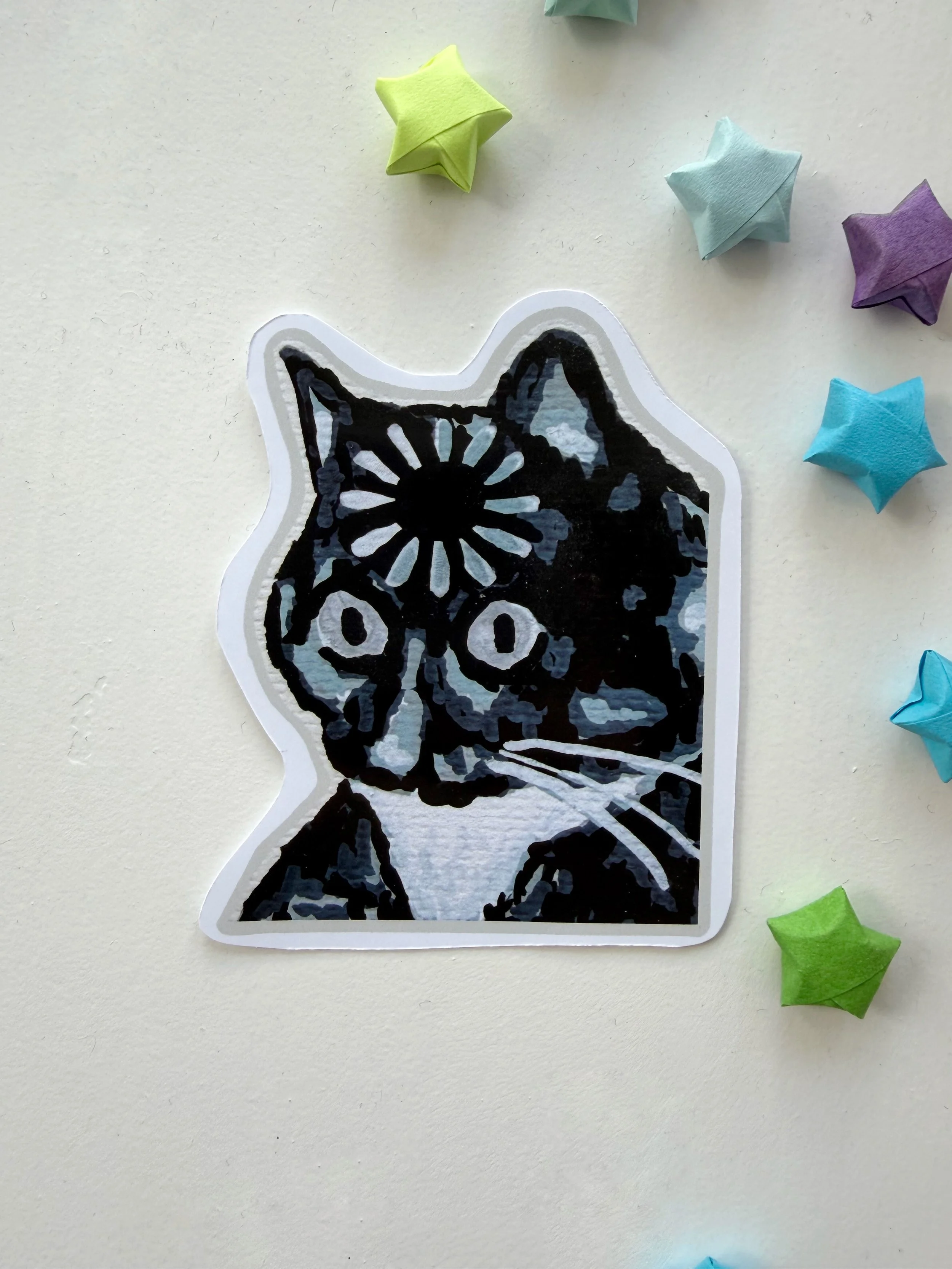 "Loading..." Cat Sticker