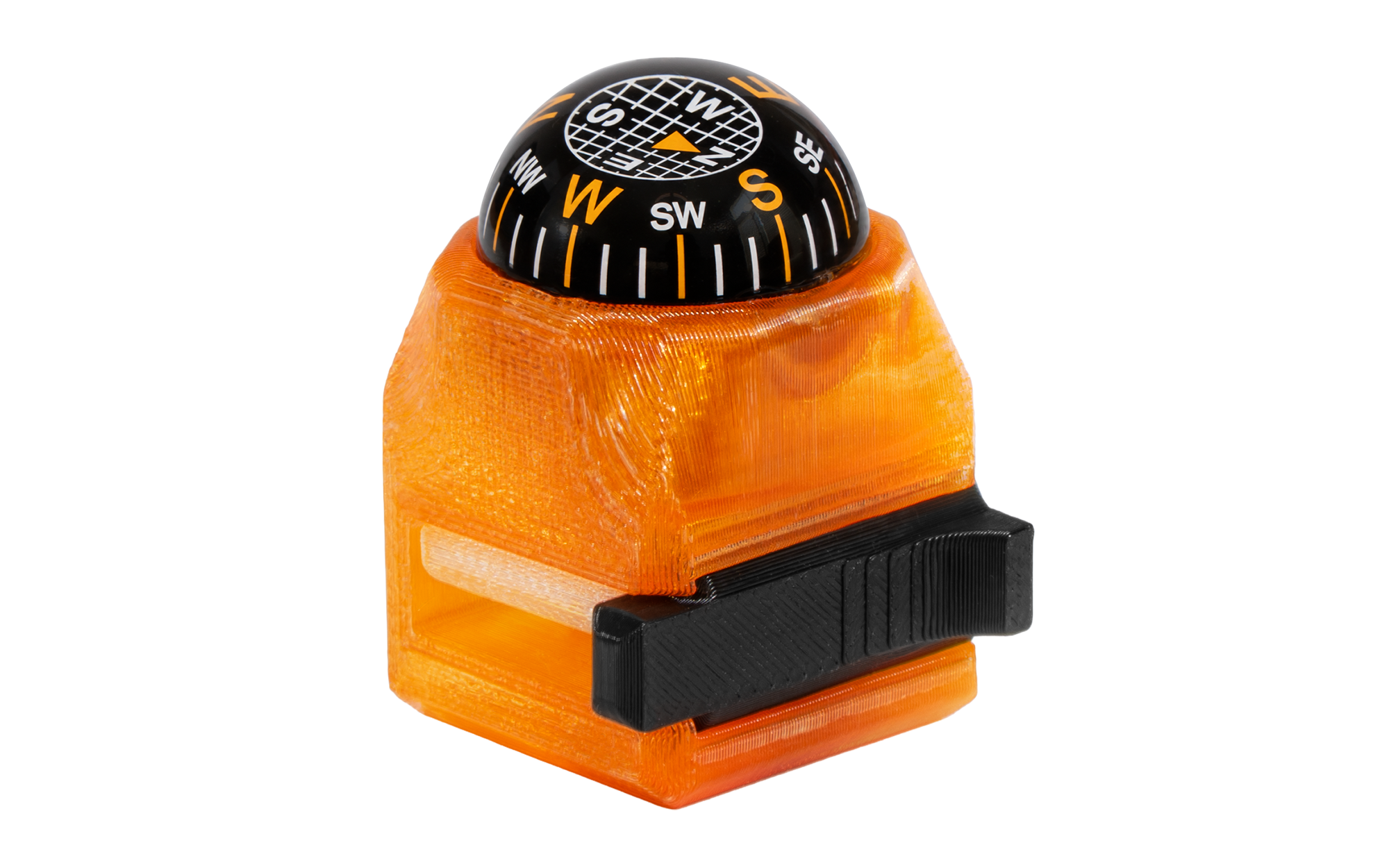 +3MS Paraglider Riser Mount Compass LITE (Orange) 3.png