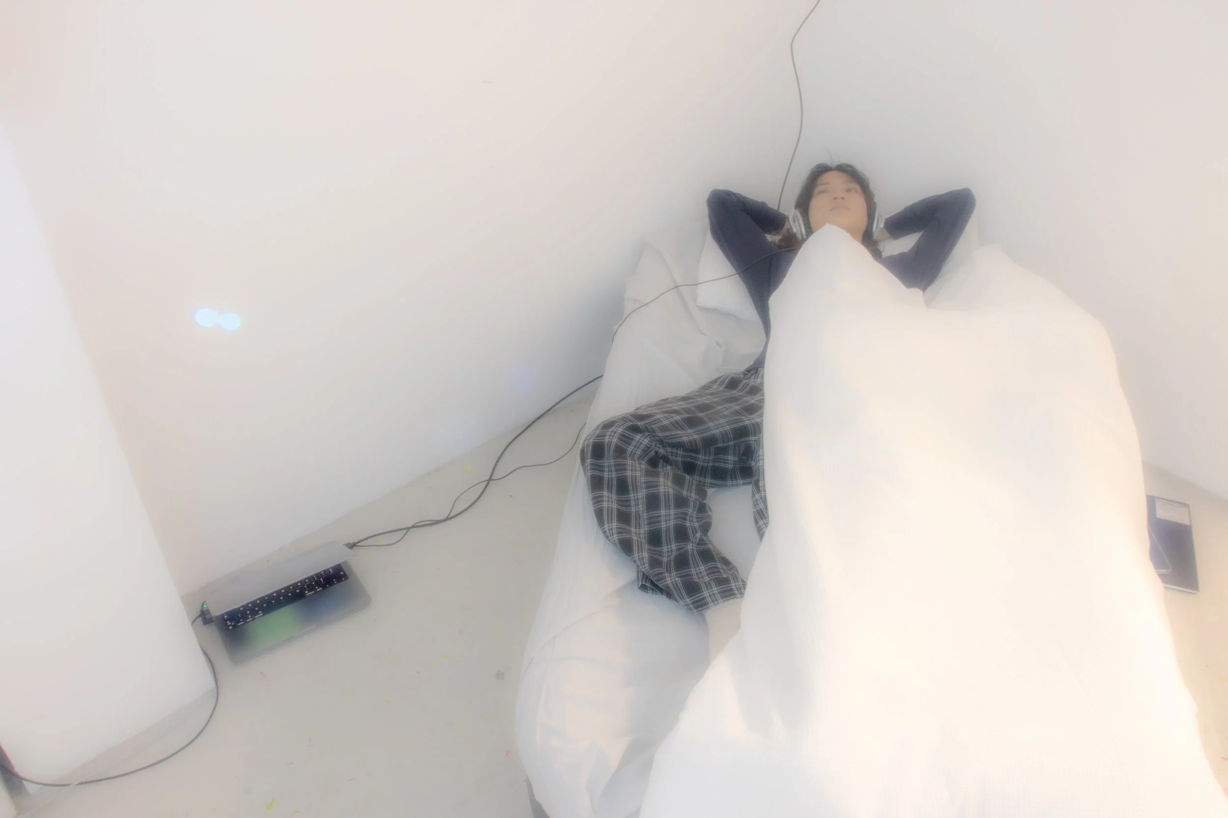 I Slept for Two Hours (2024) Video and sound installation
