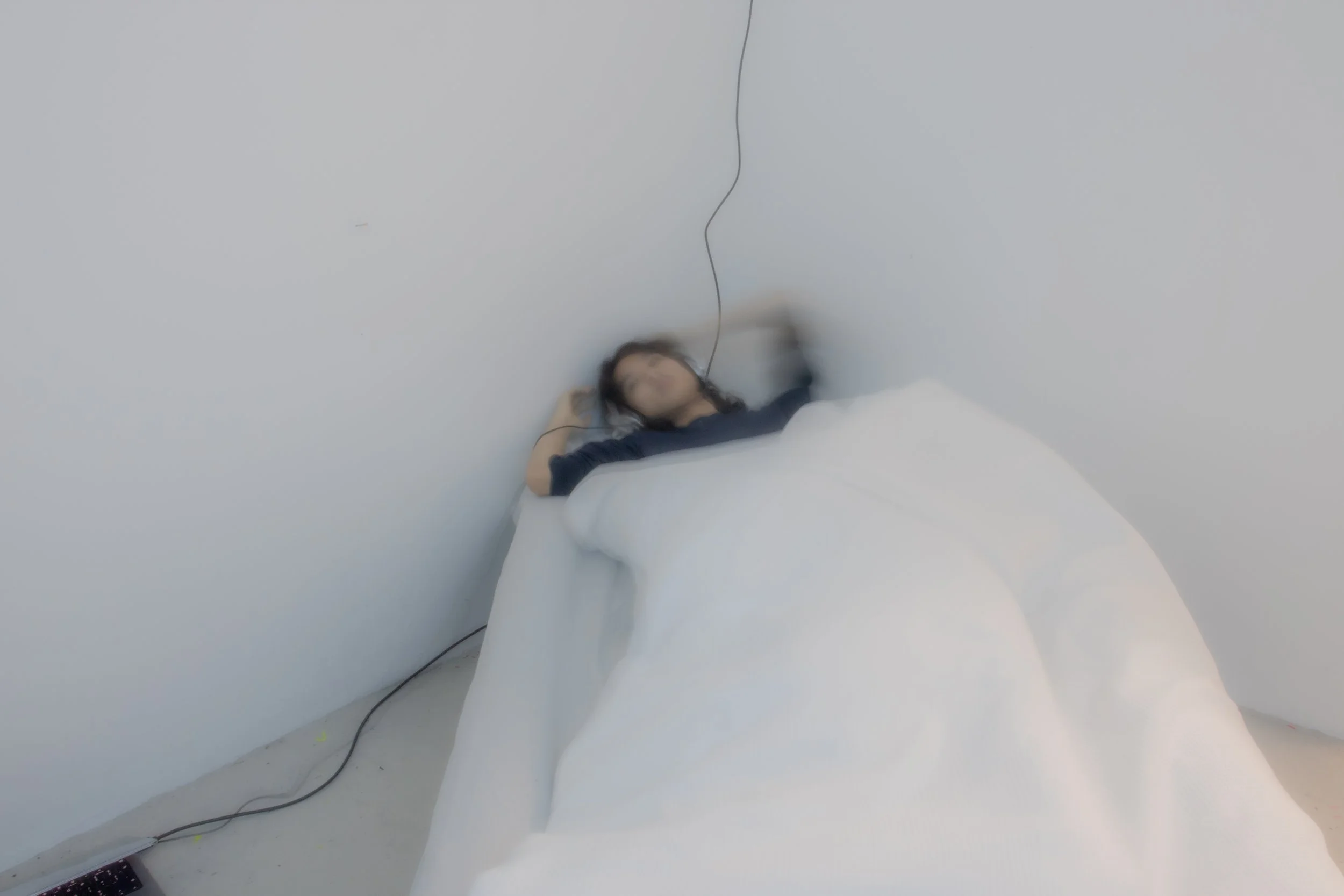 I Slept for Two Hours (2024) Video and sound installation