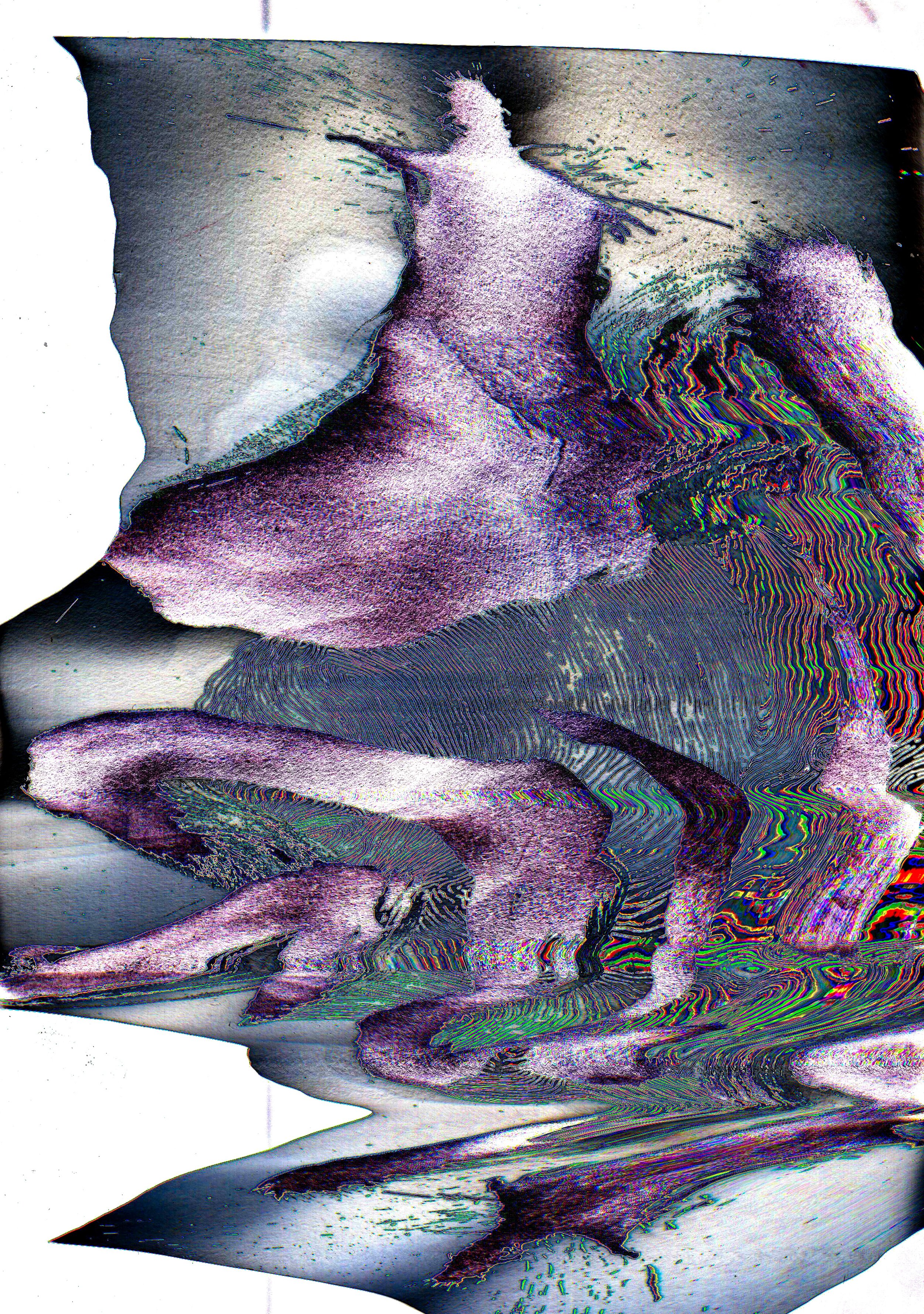 6kis (2026) Digitally manipulated calligraphy
