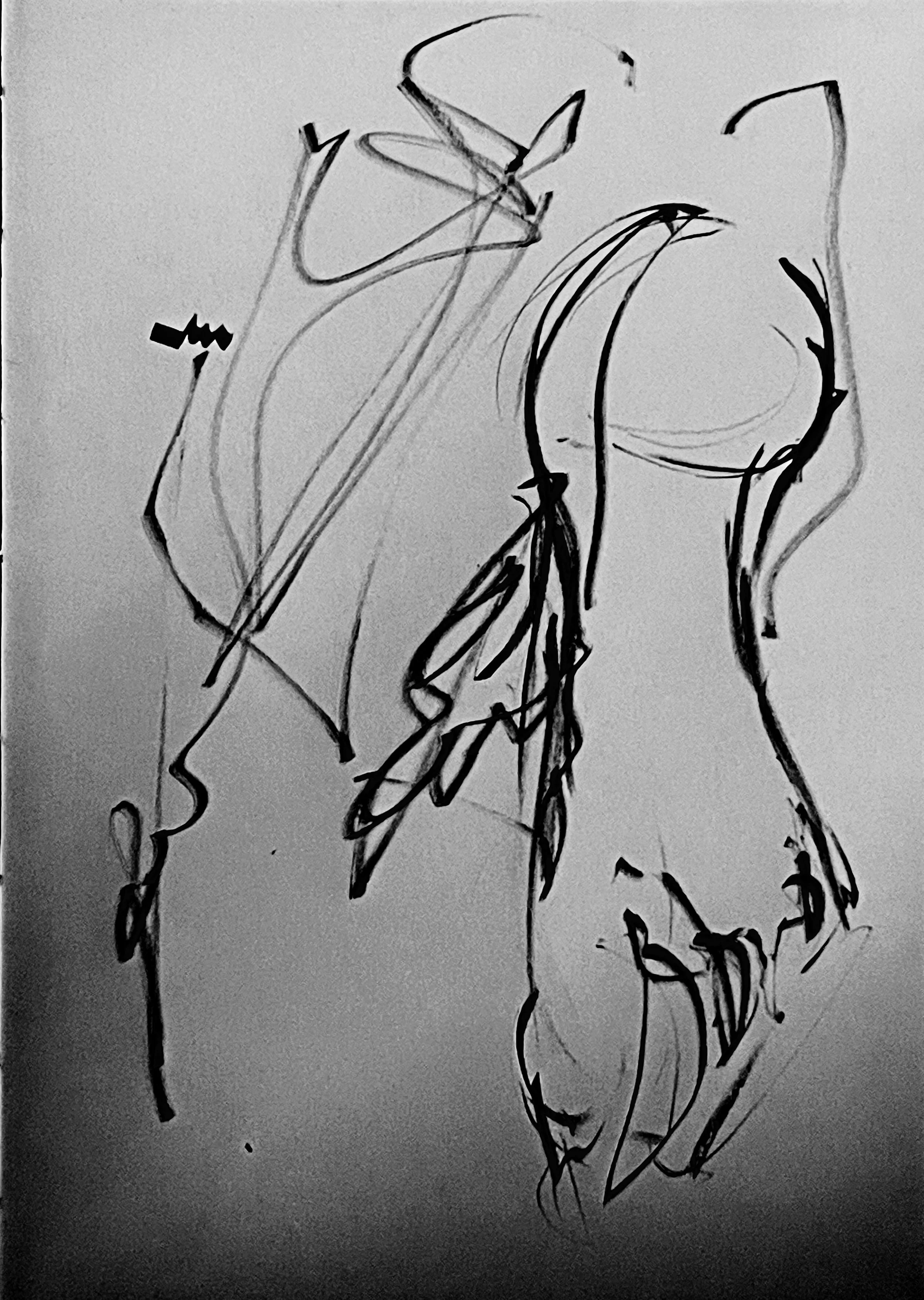 Ballerina (2025) Marker on paper