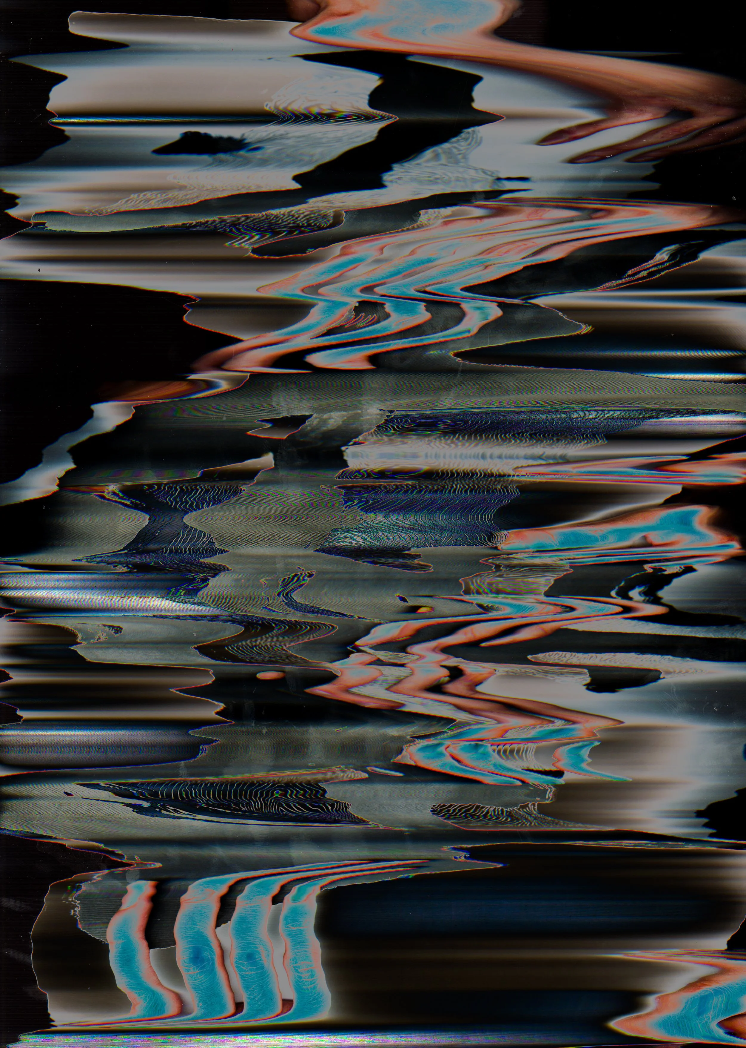 1gnaas (2026) Digitally manipulated ink calligraphy