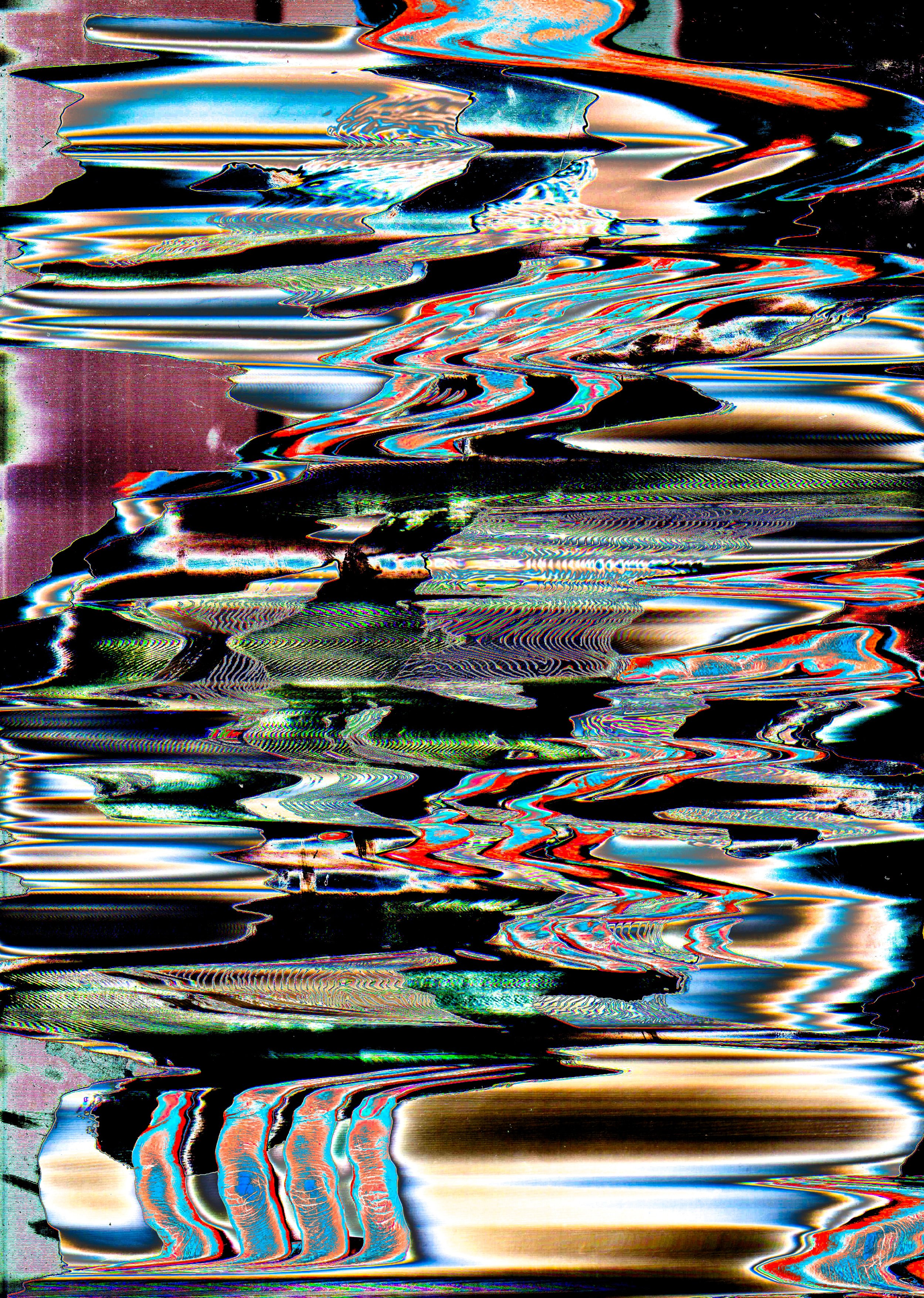 1gnas (2026) Digitally manipulated ink calligraphy