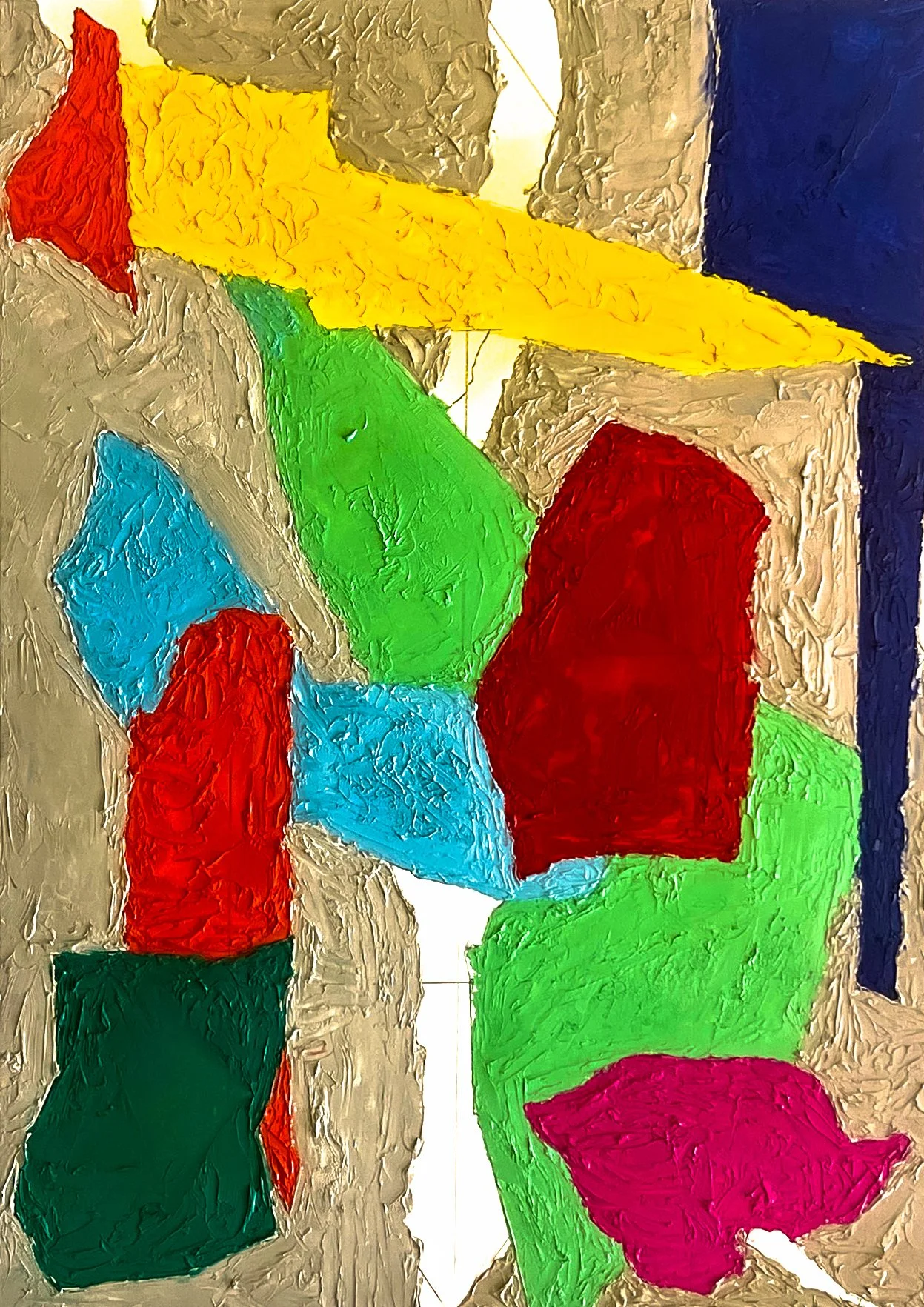 Composition I (2022) Oil on paper