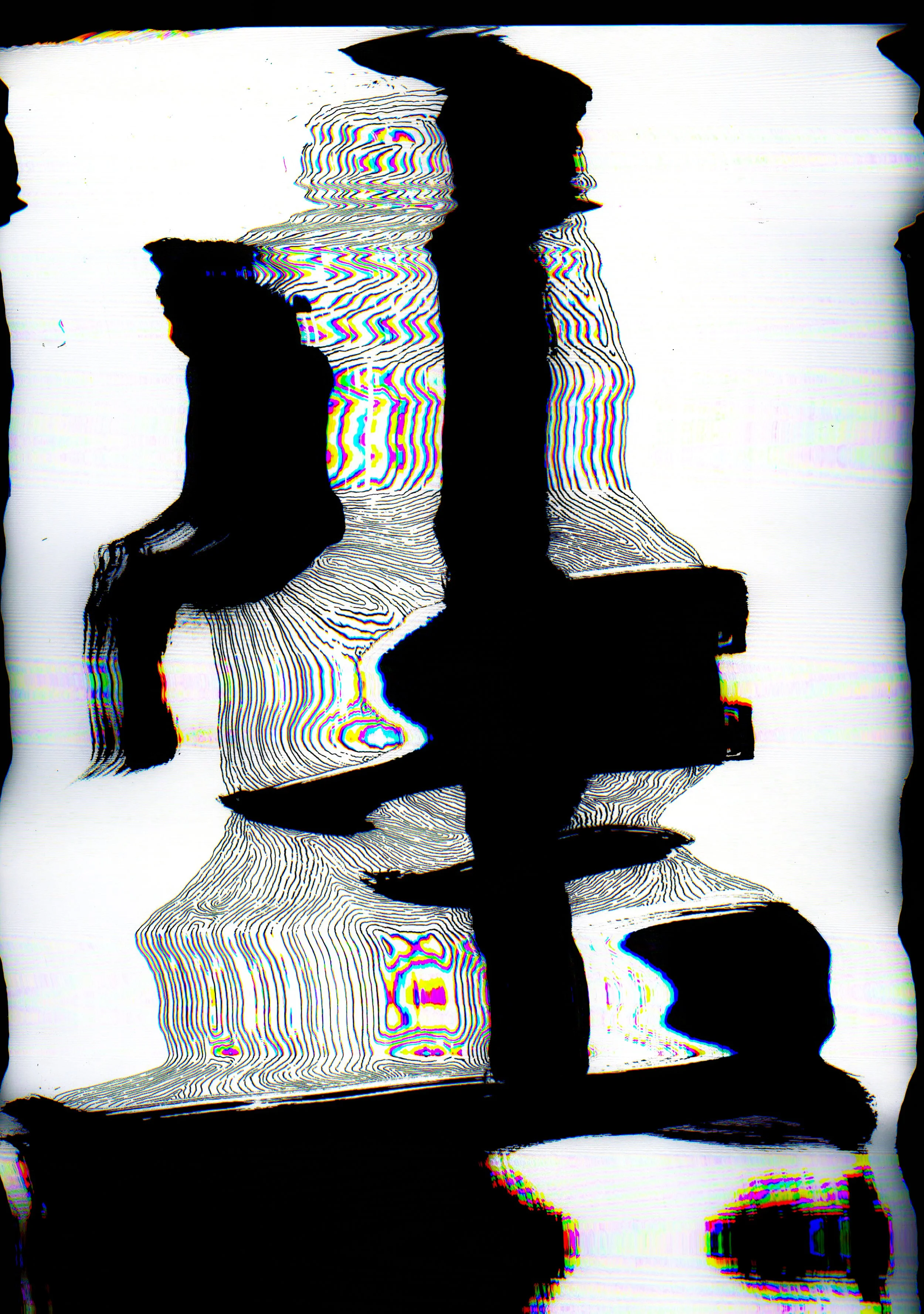 1gnaas (2026) Digitally manipulated ink calligraphy