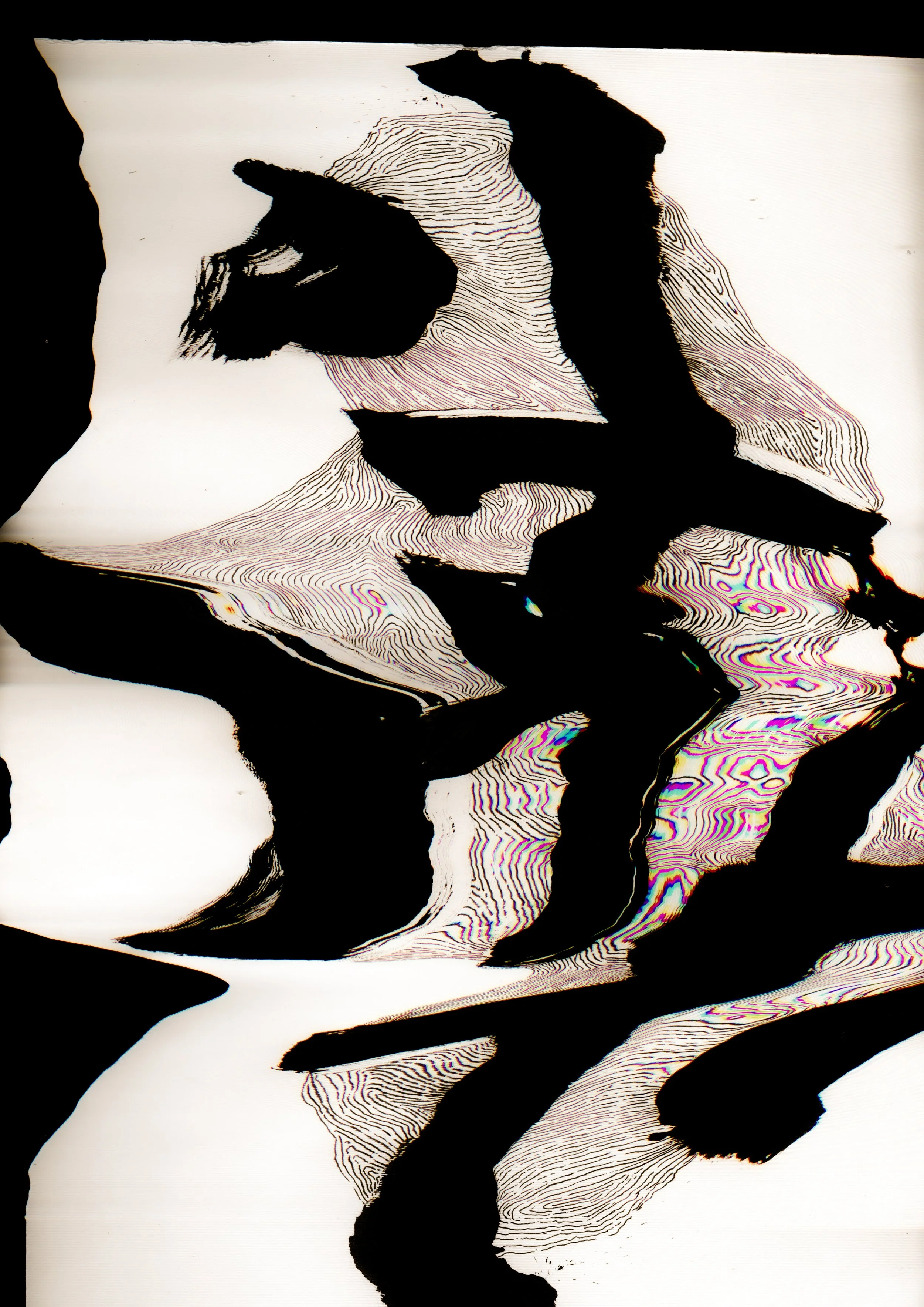 1gnaas (2026) Digitally manipulated ink calligraphy