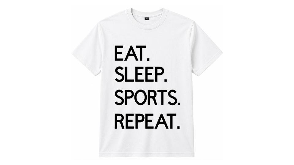 Eat, Sleep, Sports, Repeat Shirt