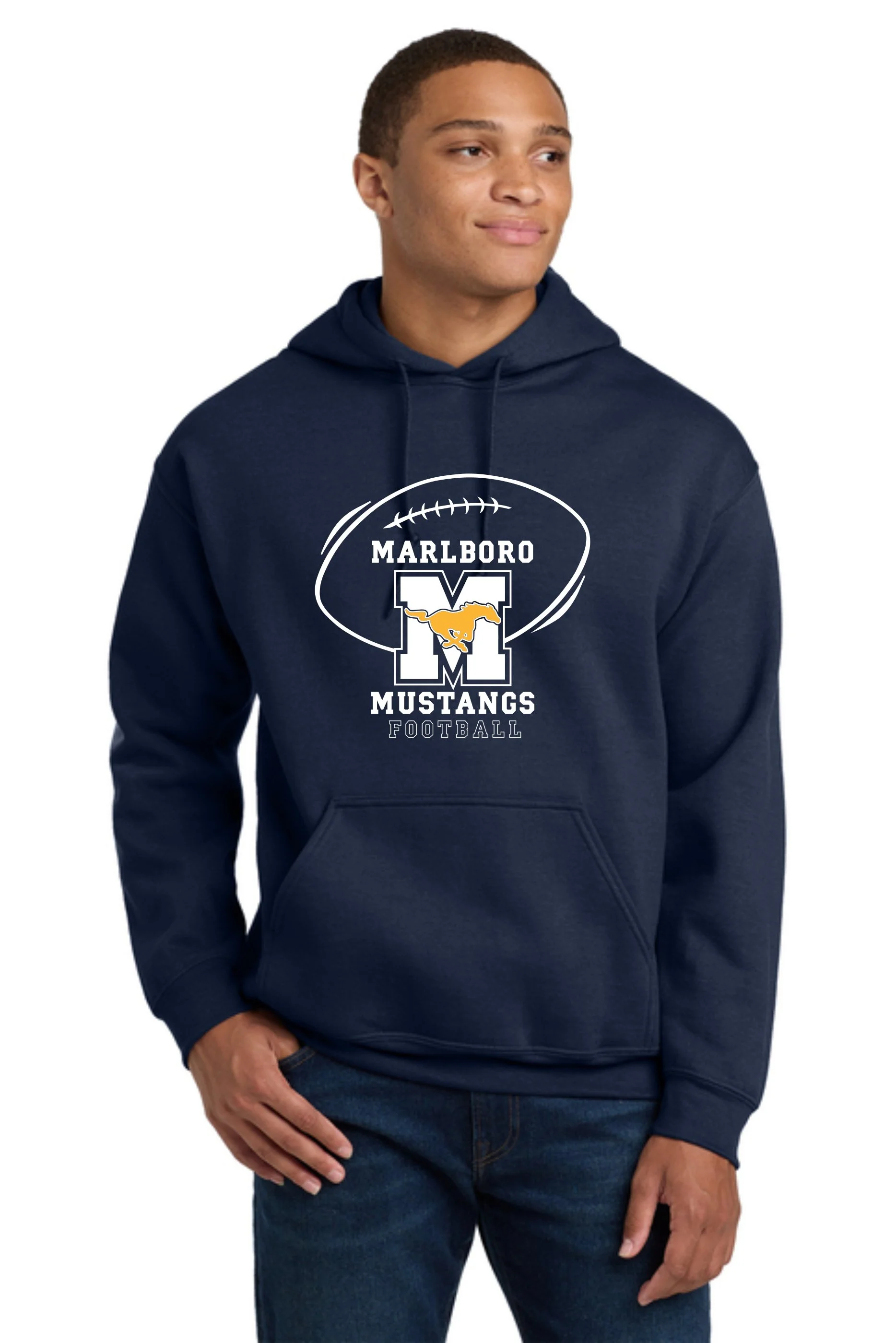 Navy Hooded Sweatshirt
