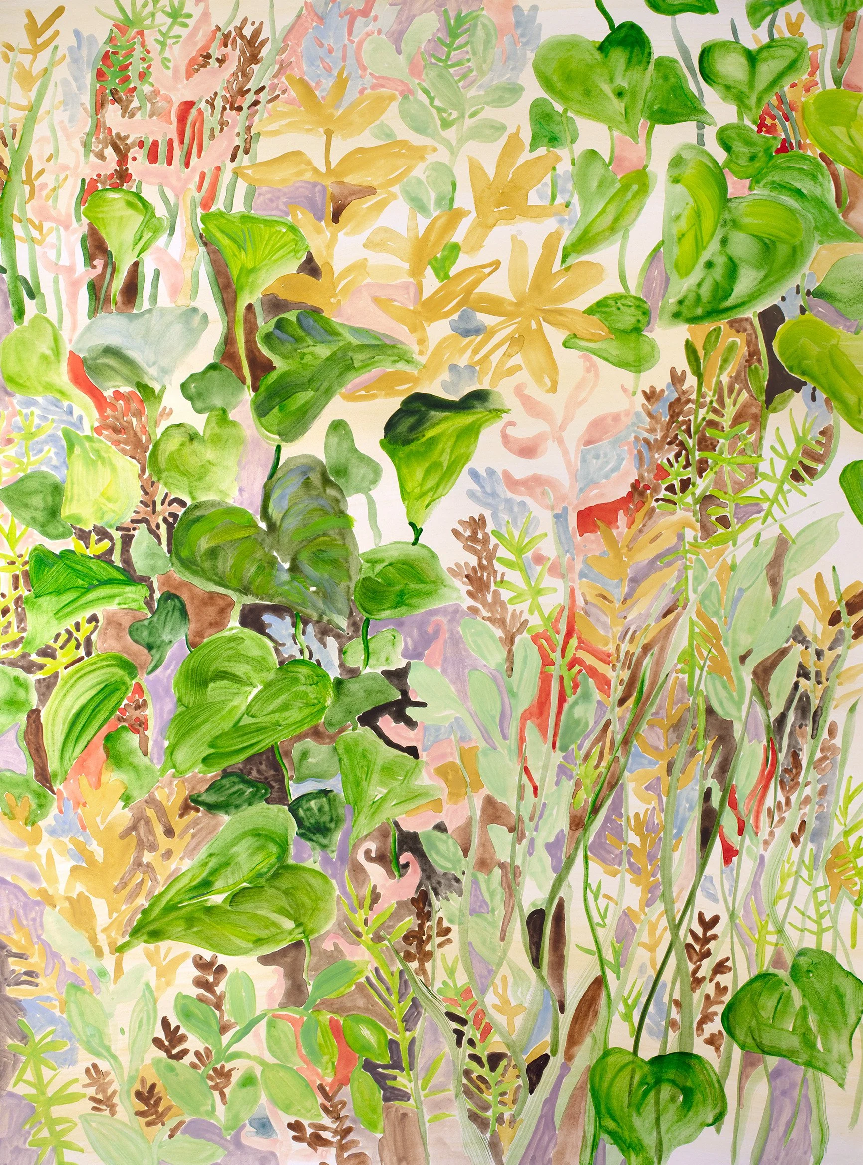24" x 18" | Guache and watercolor on paper | 2026