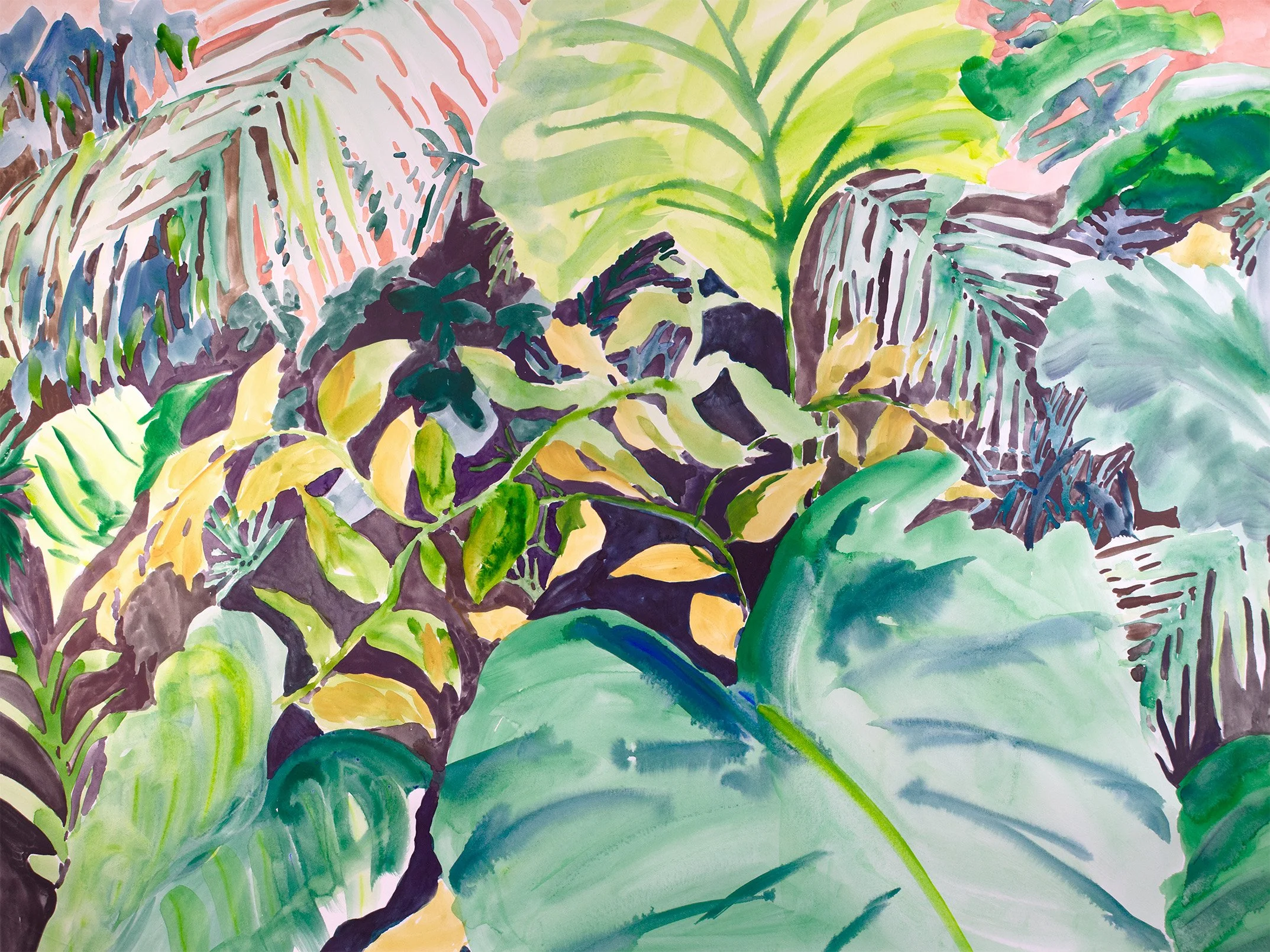18" x 24" | Guache and watercolor on paper | 2026