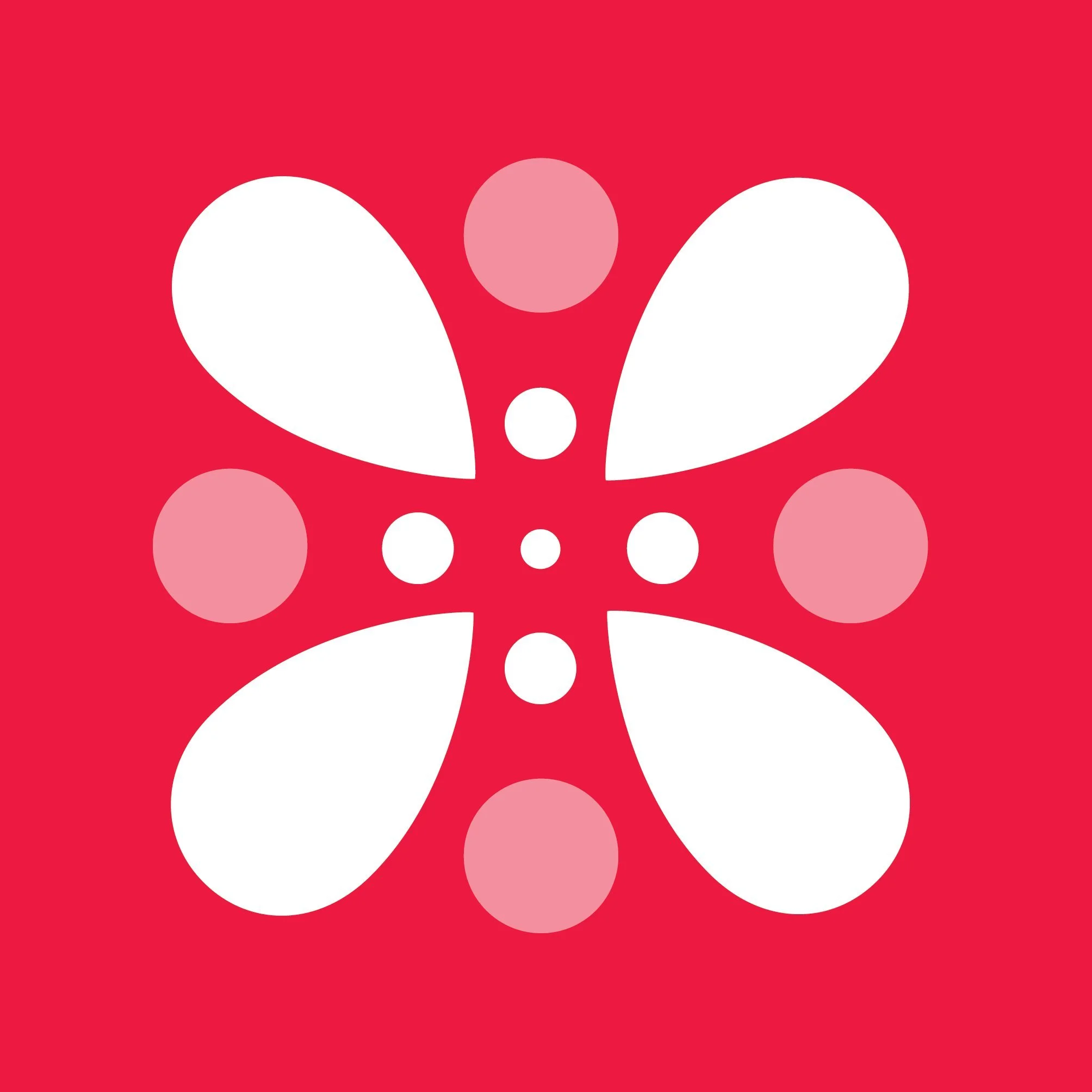 World Iron Awareness Week icon of a stylised flower