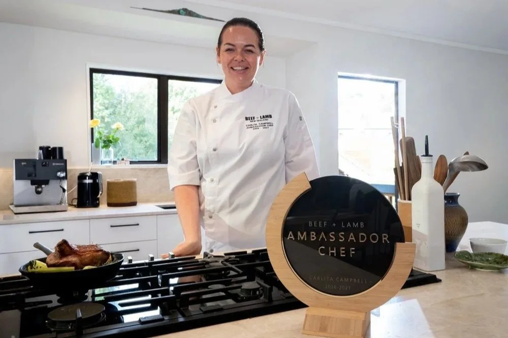 Portrait of one of the new Beef + Lamb Ambassador Chefs out of uniform