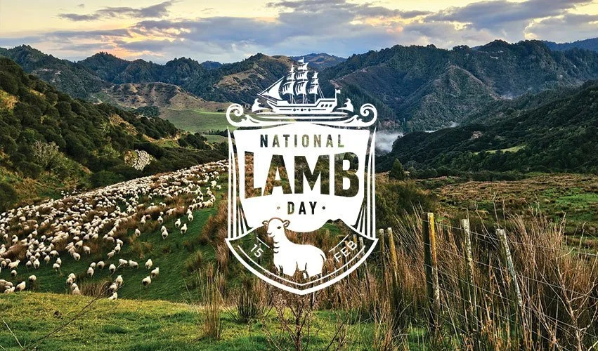 FMG and Rabobank branding alongside National Lamb Day promotional material