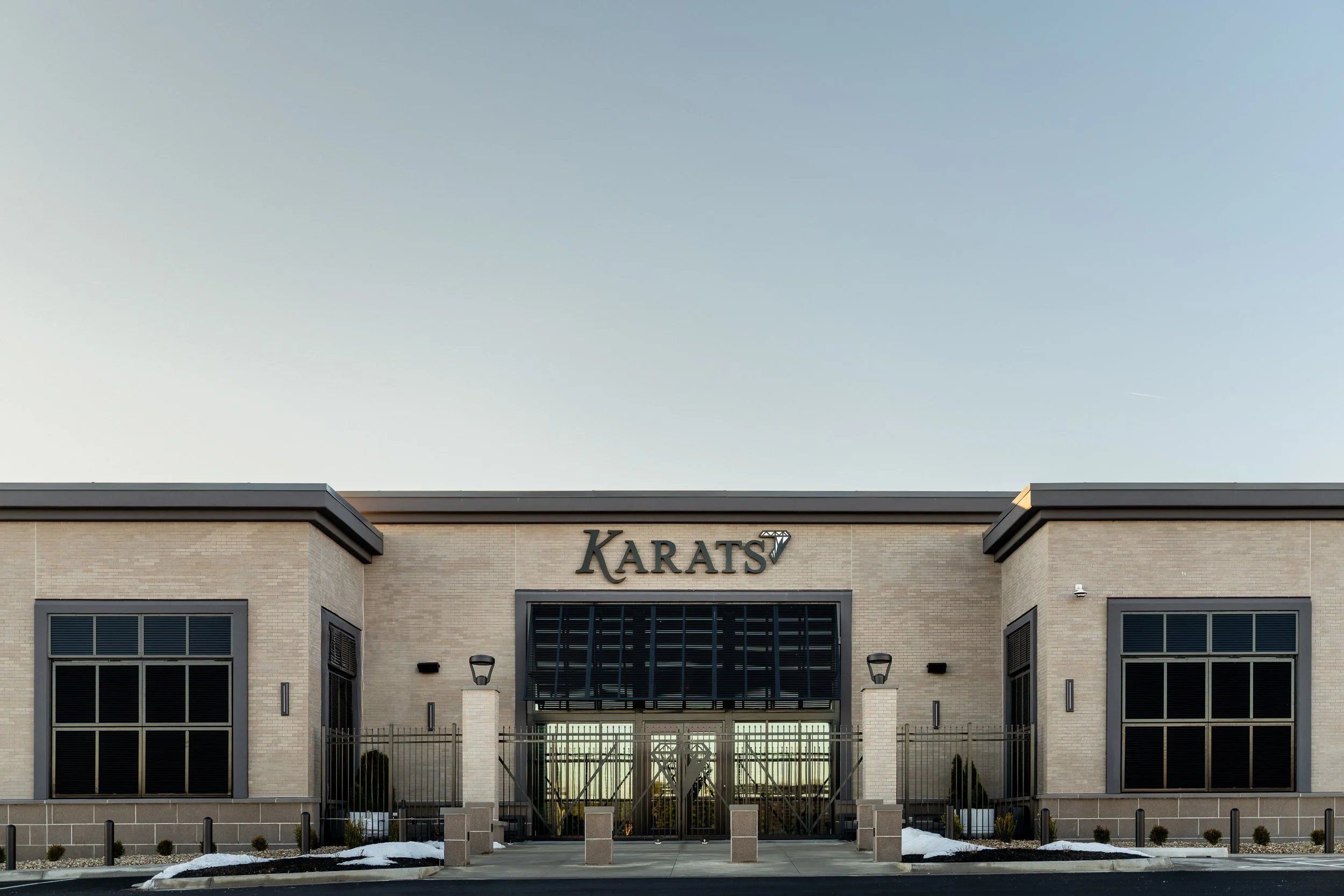 Exterior of the Karats Jewelers flagship showroom in Overland Park, Kansas.