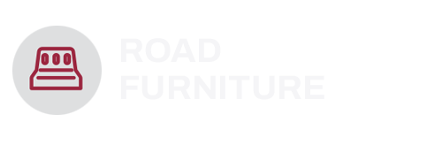 Logo for Road Furniture with a stylized bench icon