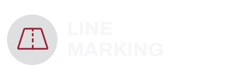 Icon of a map with a dashed line and text reading 'Line Marking'