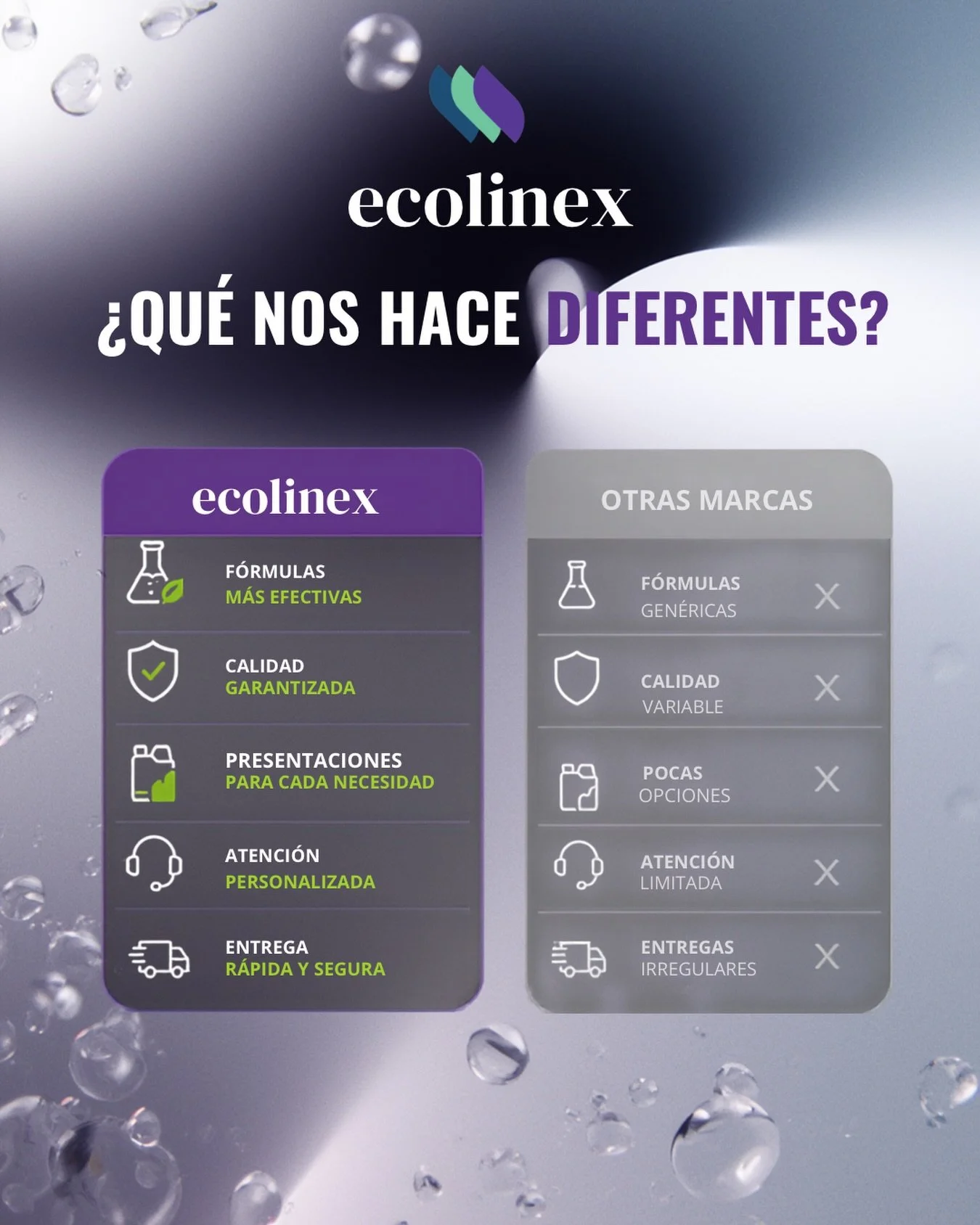 No se trata solo de limpiar, se trata de elegir soluciones que realmente se adapten a lo que necesitas. 🫧🧼

En Ecolinex encuentras variedad, calidad y productos pensados para cada espacio y cada tipo de limpieza.

Ecolinex: limpieza que funciona. ✅