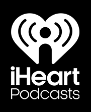 iHeart Podcasts logo with a stylized heart and radio waves inside it.