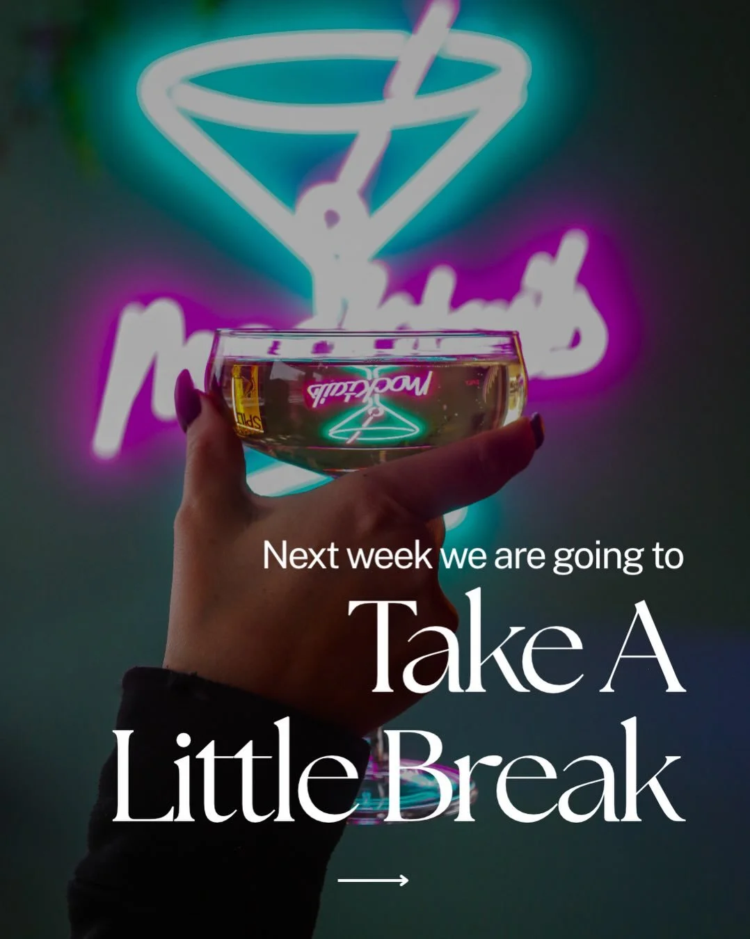 We love a busy event season. We also love having functioning skeletons 🫠

We&rsquo;re taking a few days next week to reset, catch up, and get our back bar in a row before the holiday season comes barreling through the door.

We&rsquo;ll be closed We