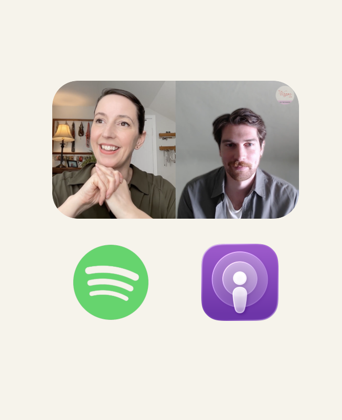 A screenshot of a video call between JoAnne Pearce and Zachary Fritze
