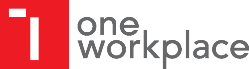 Logo of one workplace with a stylized lowercase letter 'i' in black on a red square background, and the words 'one workplace' in gray next to it. Bay Area coffee and matcha catering for corporate events, brand activations, weddings, markets, and priv