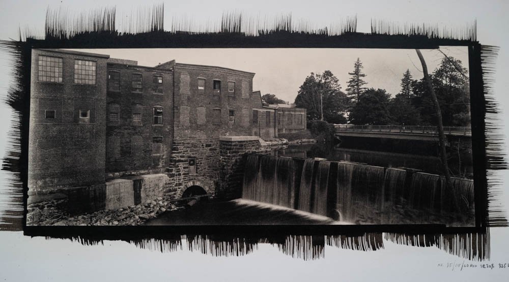 Crane's Mill, Dalton, MA,
7" x 17", pt/pd