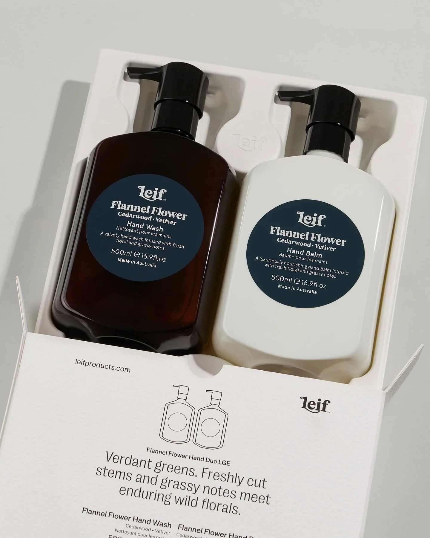 LEIF - Flannel Flower Hand Duo