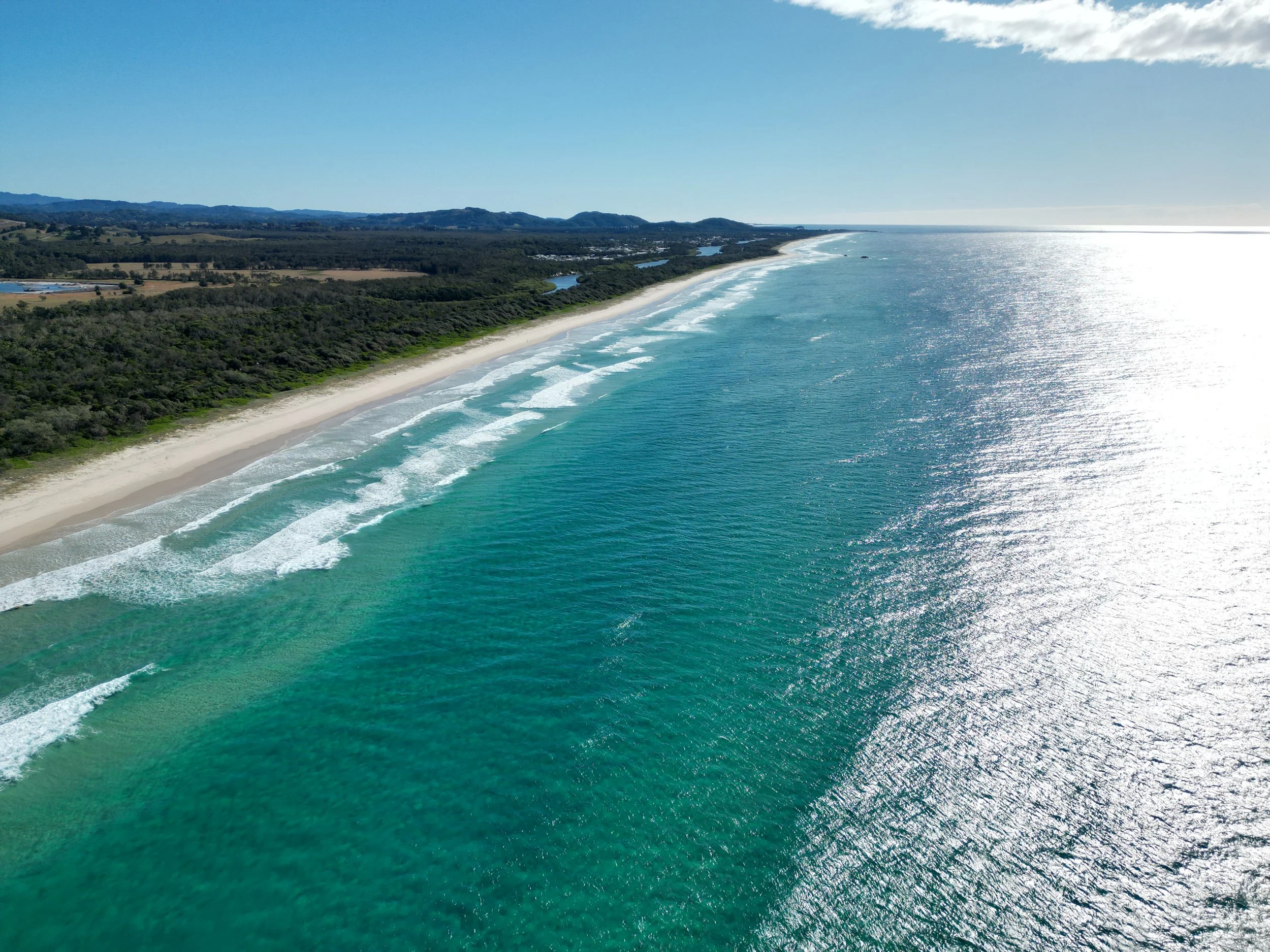 The Northern Rivers coastline.