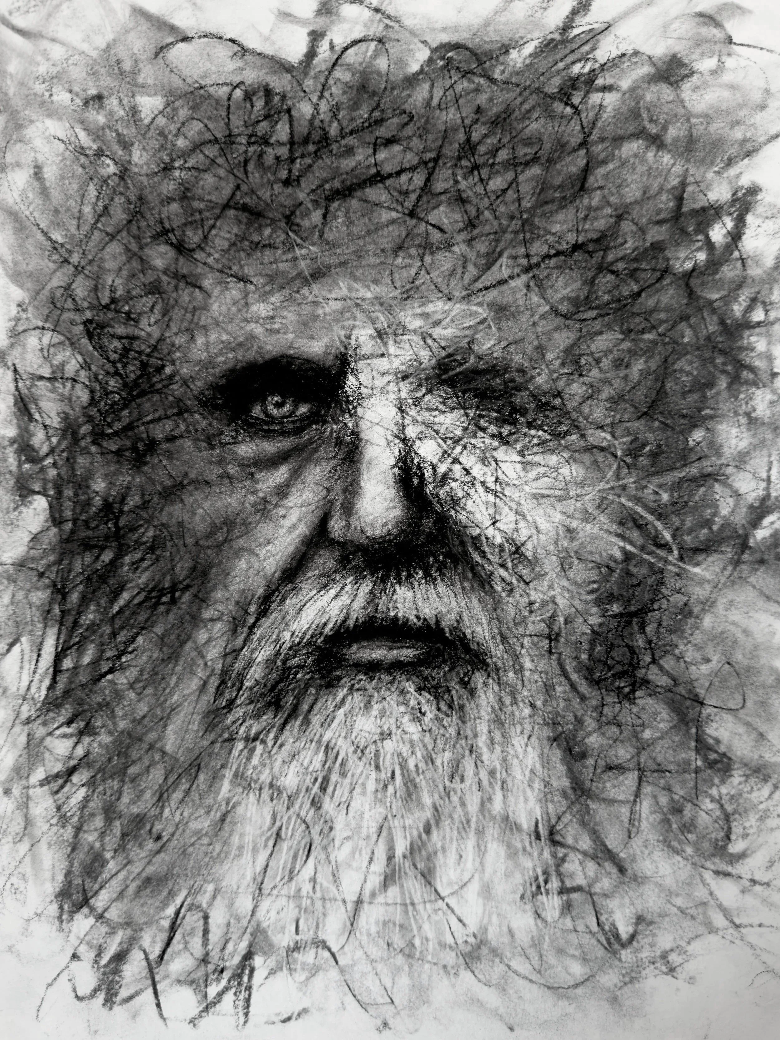 Texture of Time | Charcoal on Paper | 11 x 14 in | 2026