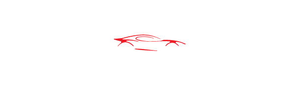 Logo for The Team Williams Racing featuring a stylized red racing car above text.