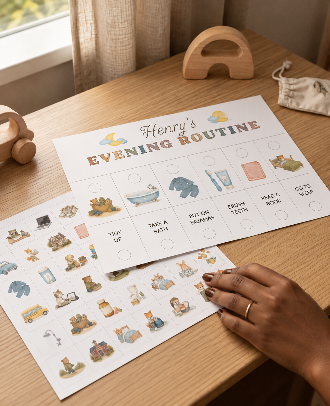 Cozy Evening Routine Chart Setup.png