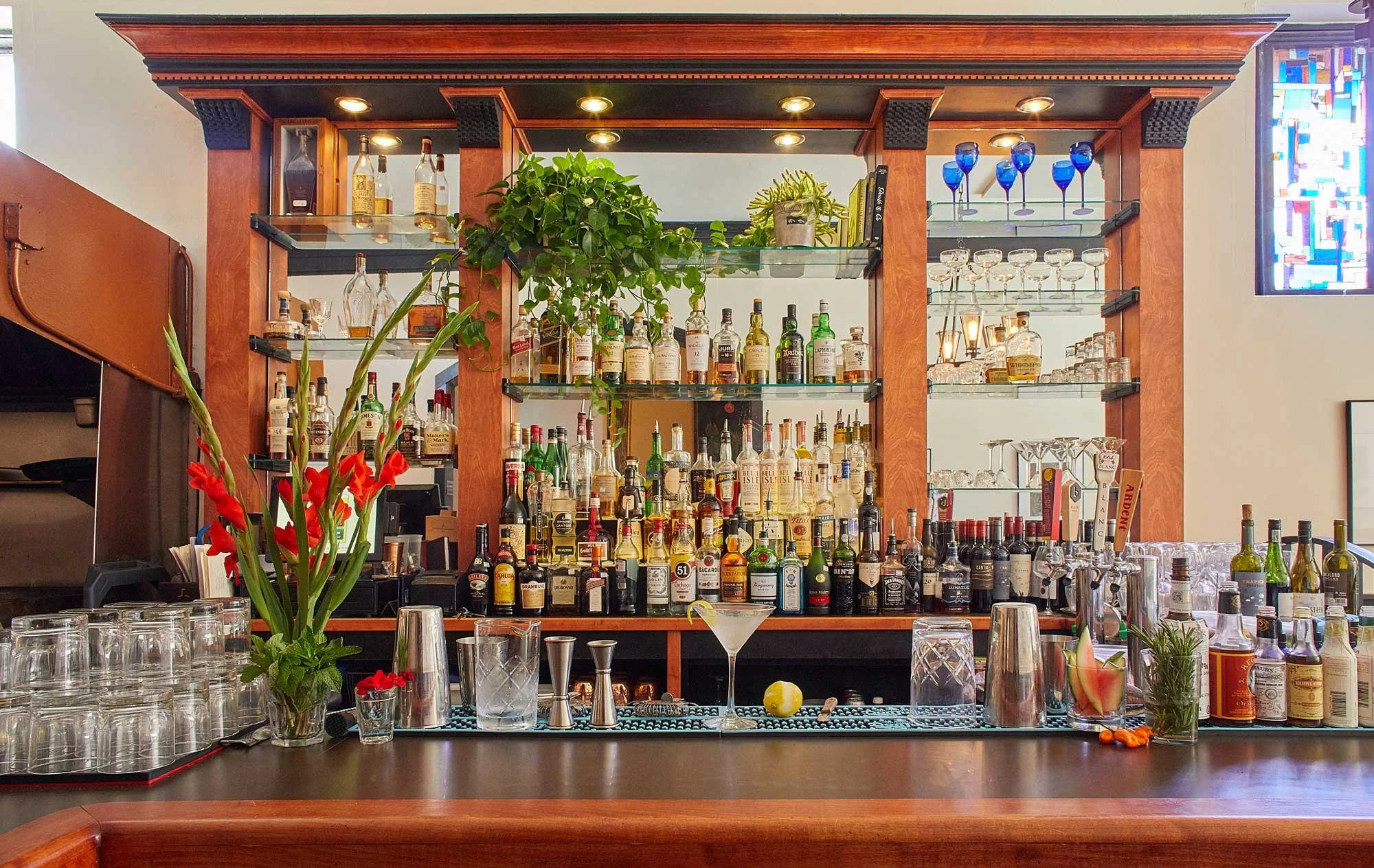 Interior of The Stables Bar