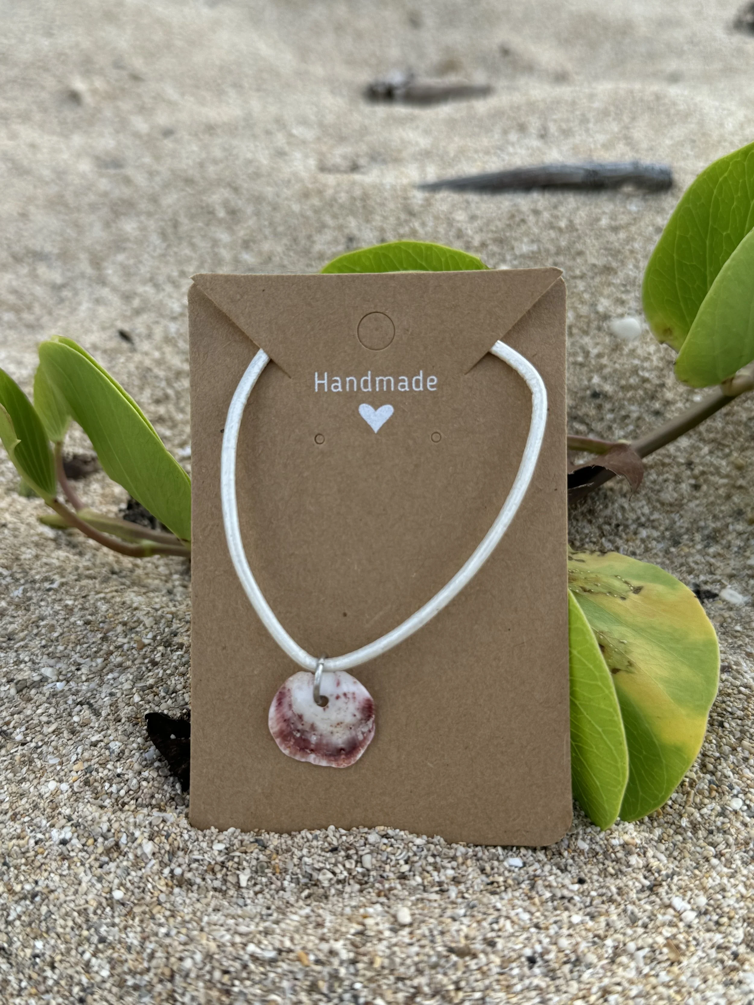 Oahu Purple Spiral Shell Pendant