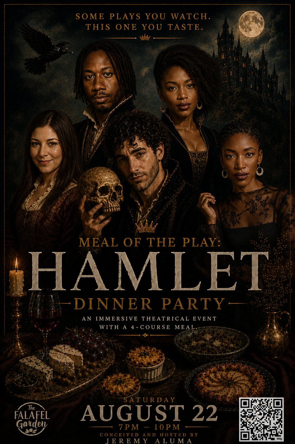 Hamlet Dinner Party Cast and Feast